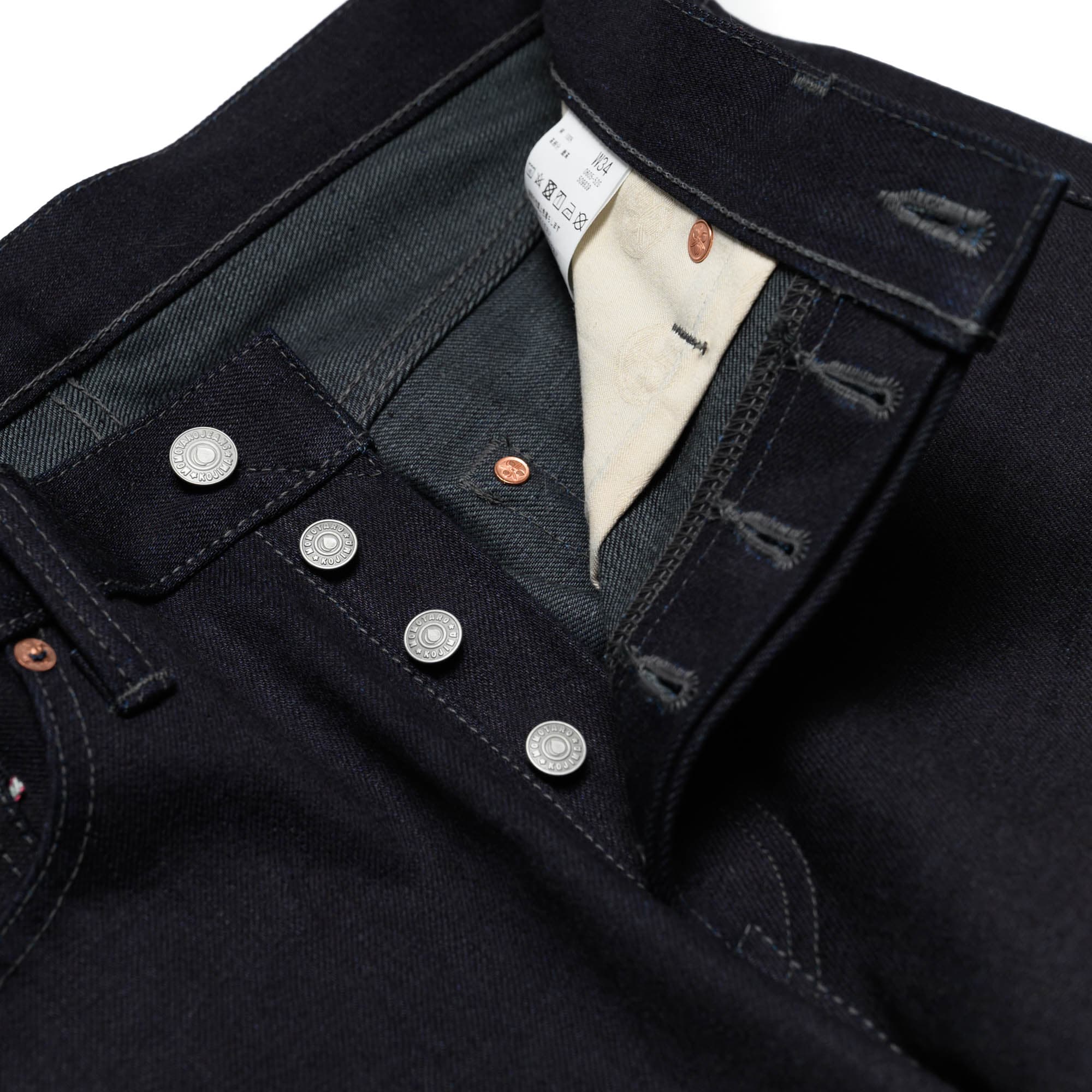 0605-52G 18oz Indigo Grey Double Faced Denim - Natural Tapered - Image 7