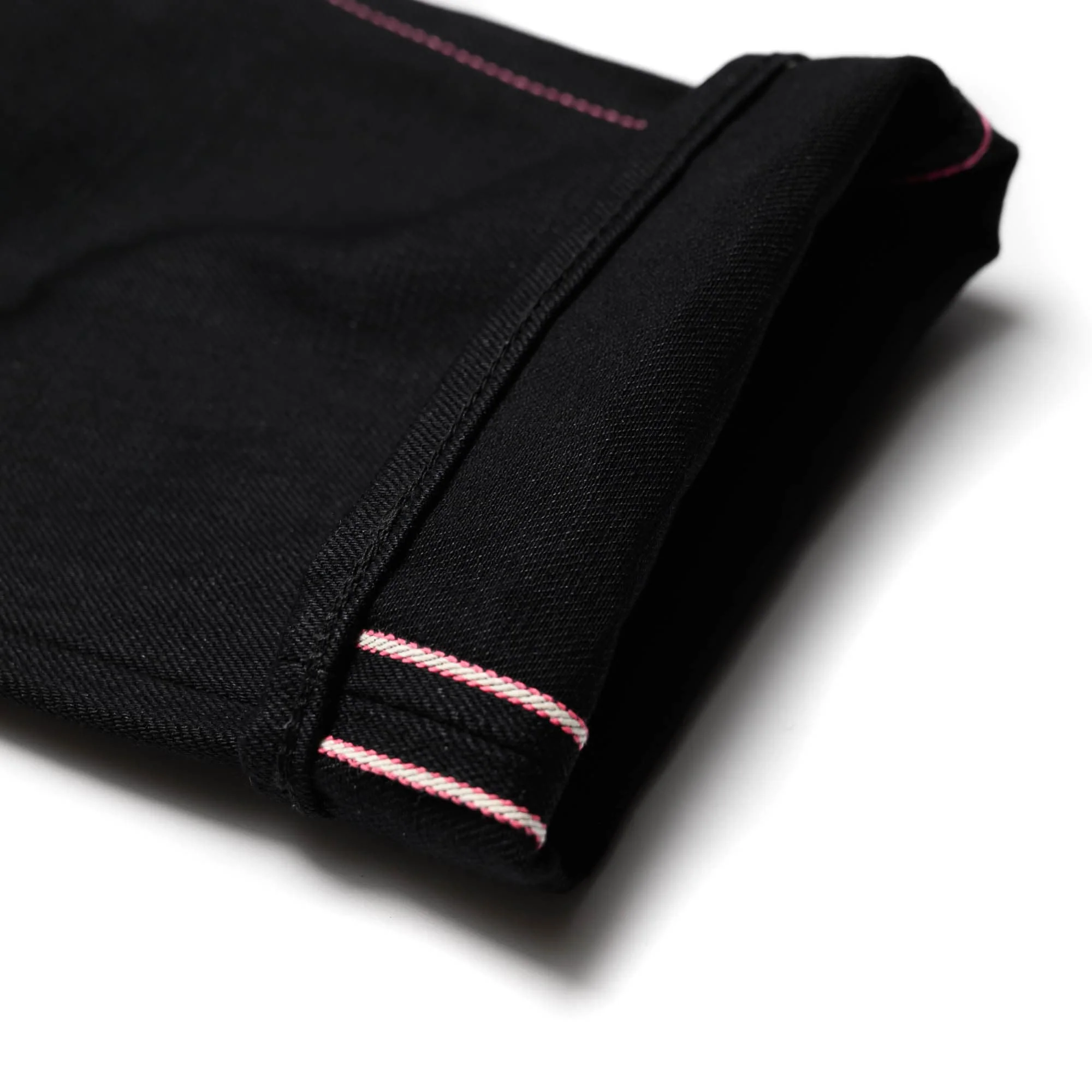 0605-B 15.7oz Zimbabwe Cotton Natural Tapered Selvedge Denim - Black - Image 10