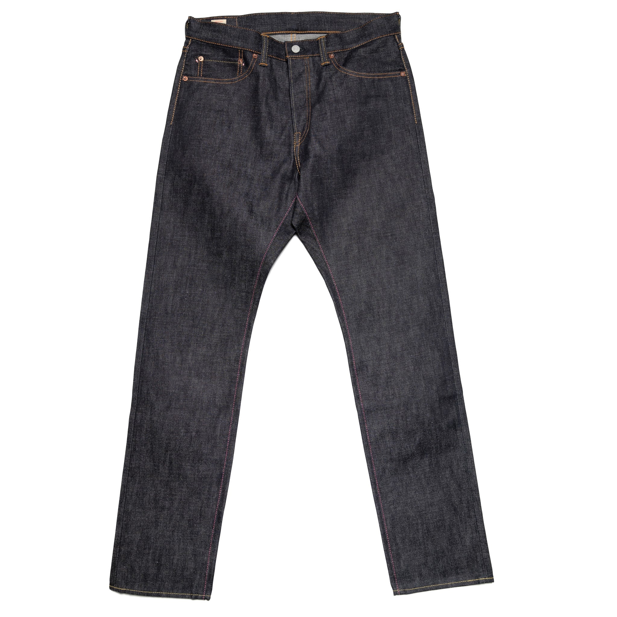 0605-SP 15.7 oz Zimbabwe Cotton GTB Natural Tapered - Indigo - Image 2