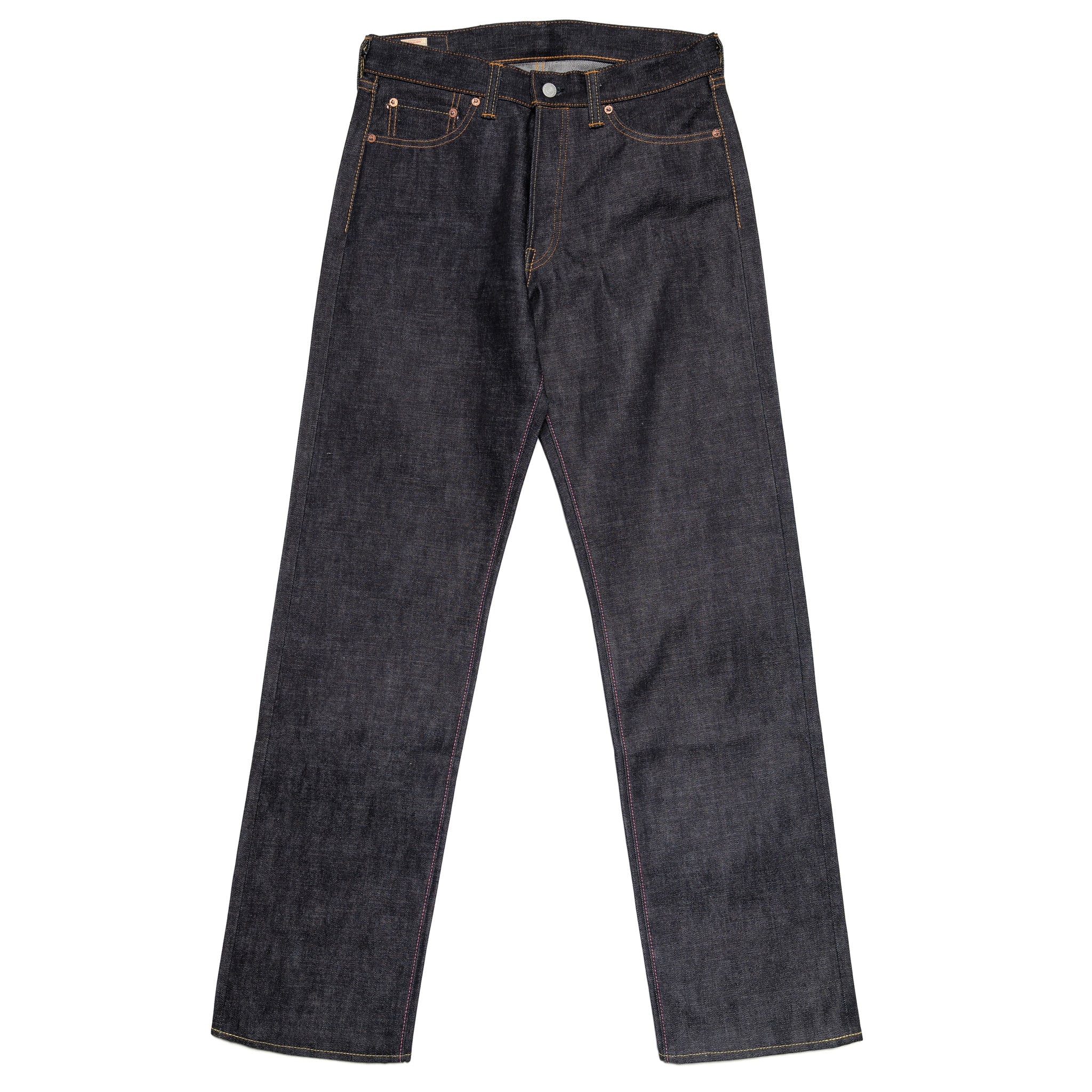 0906-V 15.7 oz Zimbabwe Cotton Classic Straight - Indigo - Image 2