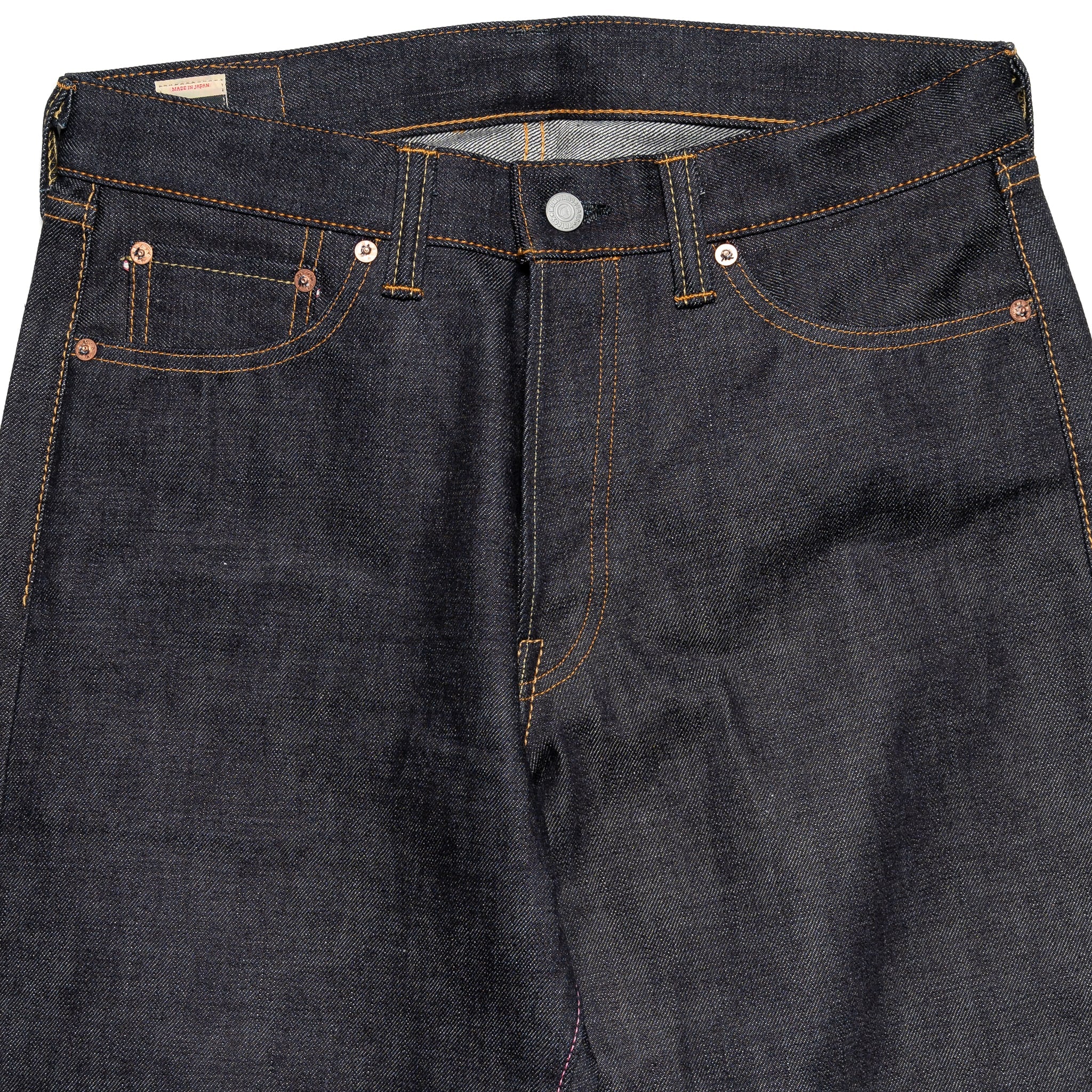 0906-V 15.7 oz Zimbabwe Cotton Classic Straight - Indigo - Image 4