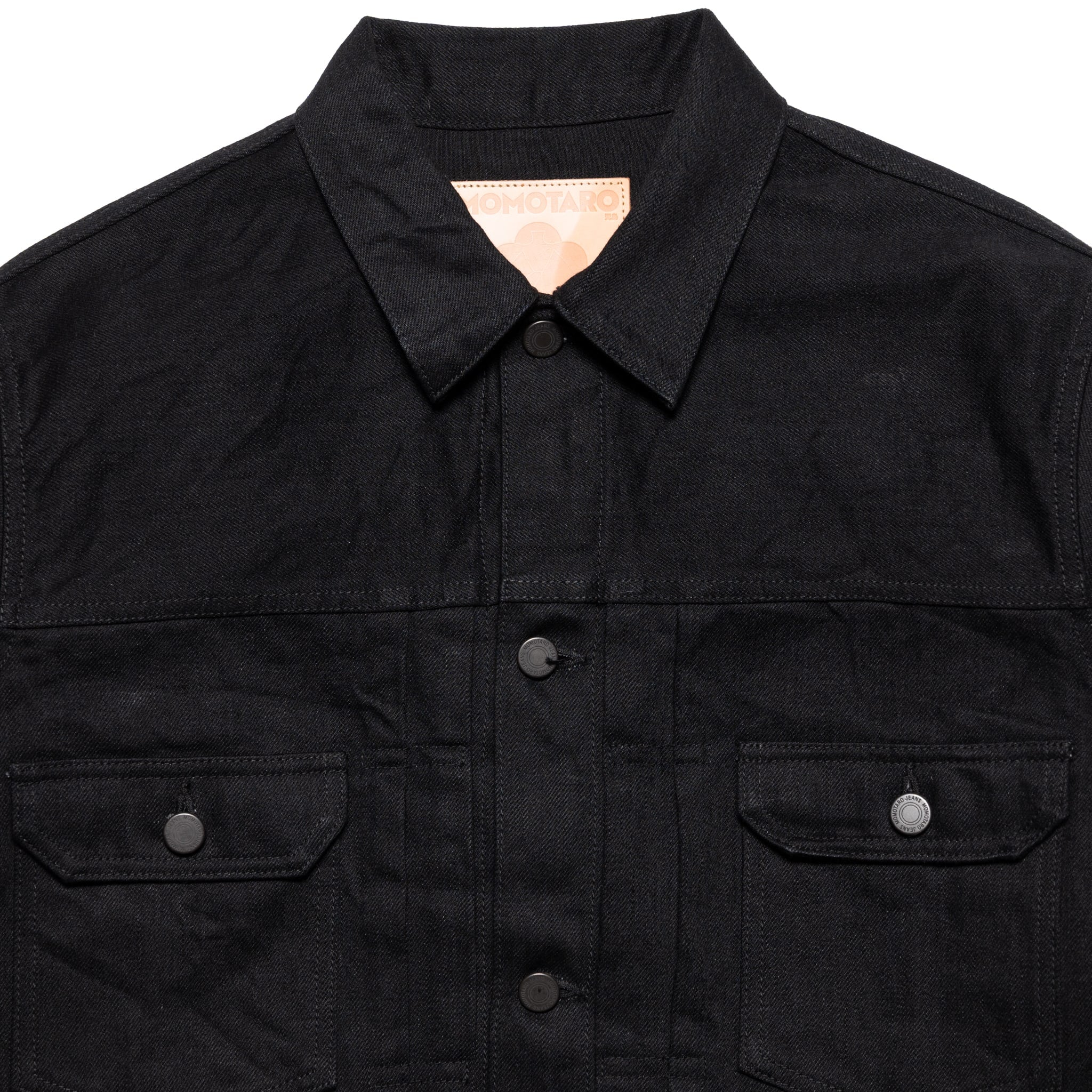 #200 Classic Denim Jacket 15.7oz Black - Image 3