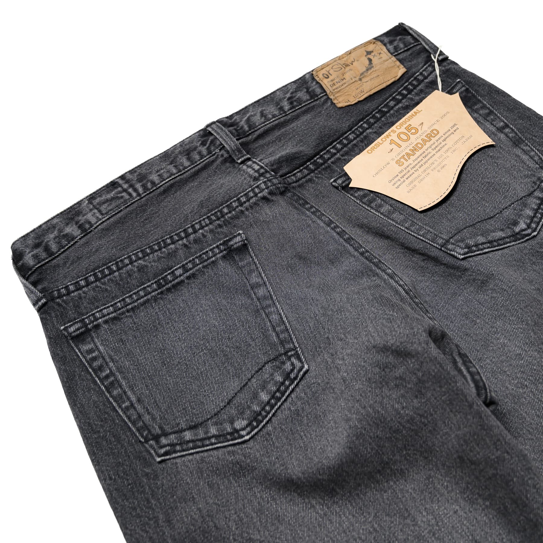 105 90's Denim - Black Denim Stonewash - Image 7