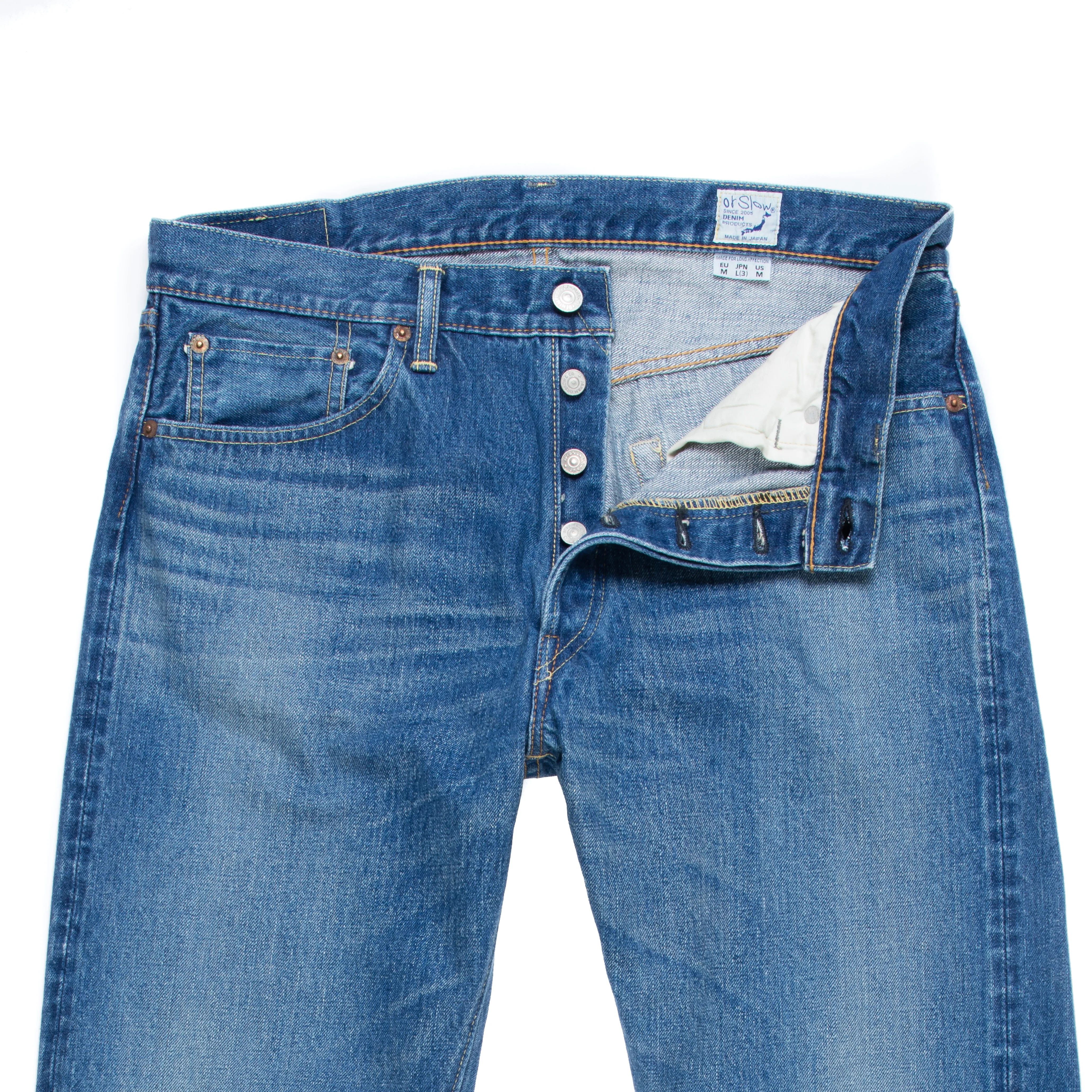 105 Standard Fit Selvedge Denim 2 Year Wash - Image 3