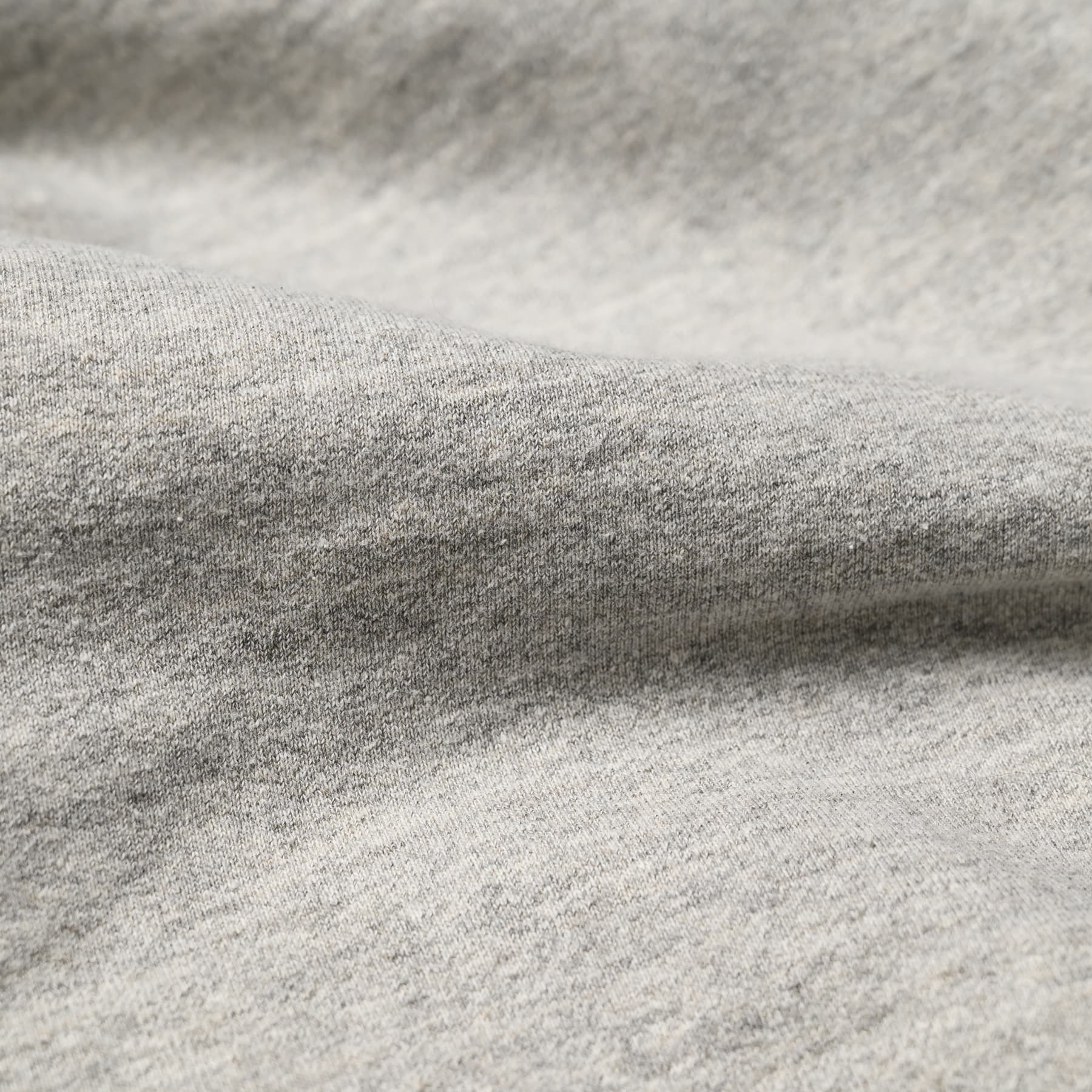 Loop Wheel Hooded Sweatshirt - Heather Gray - Image 5