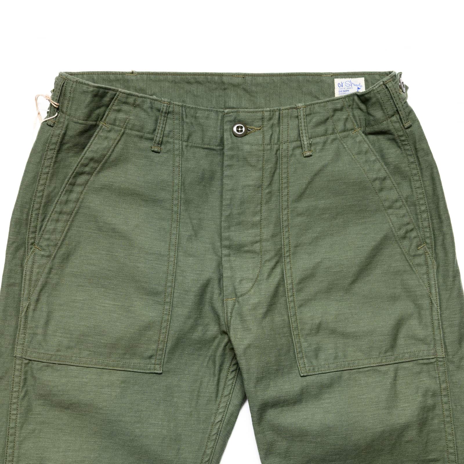 Slim Fit US Army Fatigue Pants - Green - Image 4