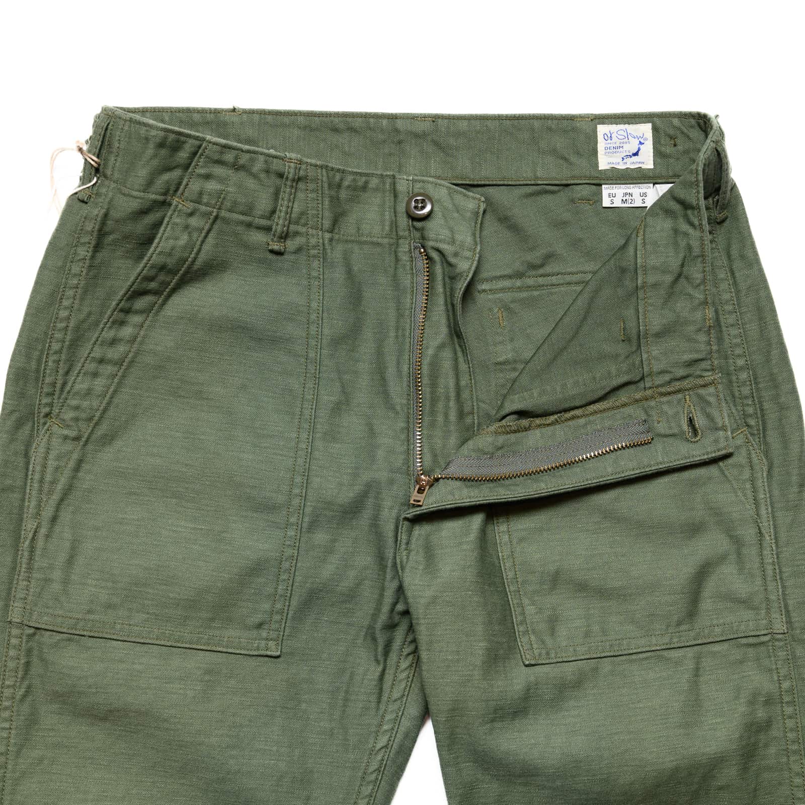 Slim Fit US Army Fatigue Pants - Green - Image 5