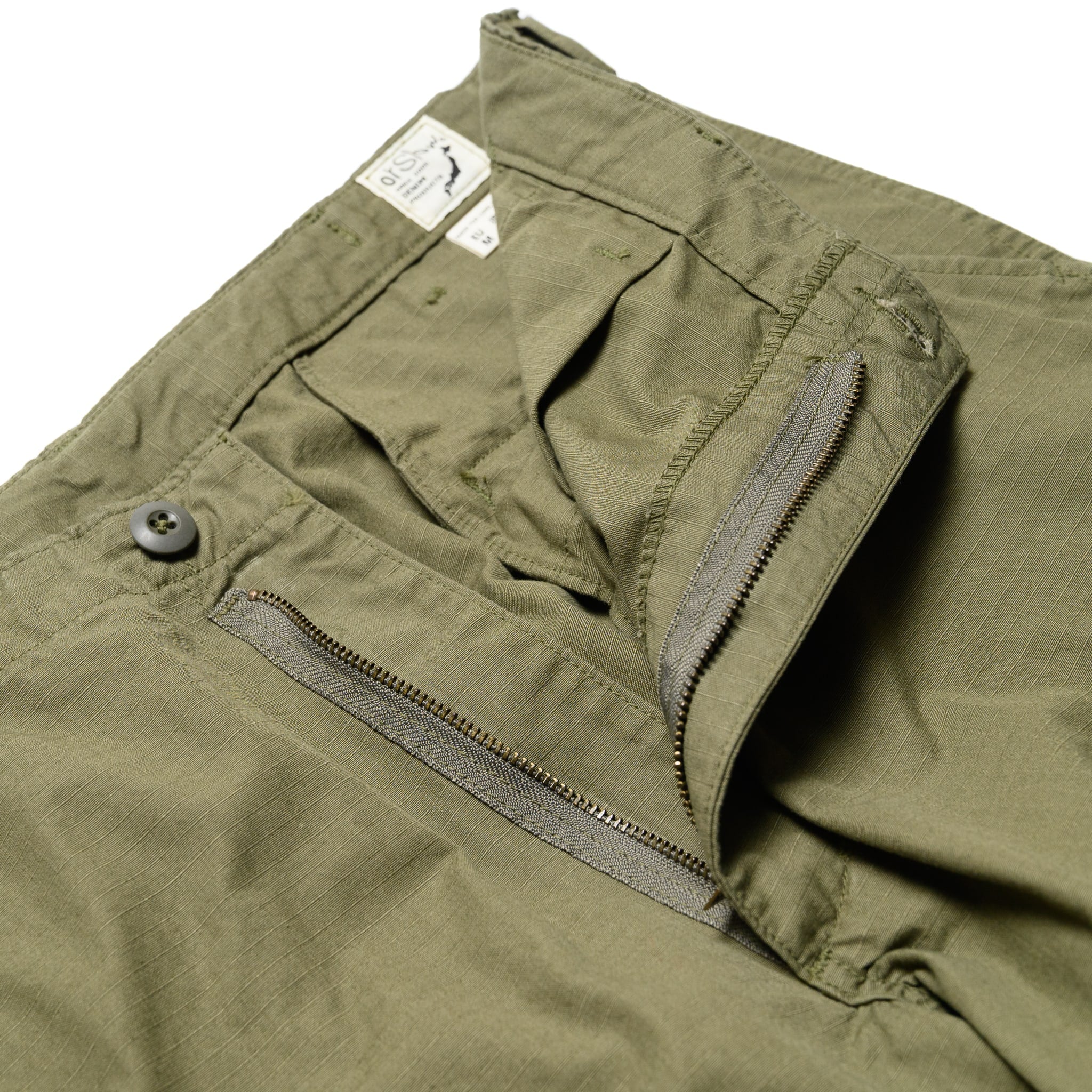 Vintage Fit 6 Pocket Cargo Pants - Army Green - Image 5