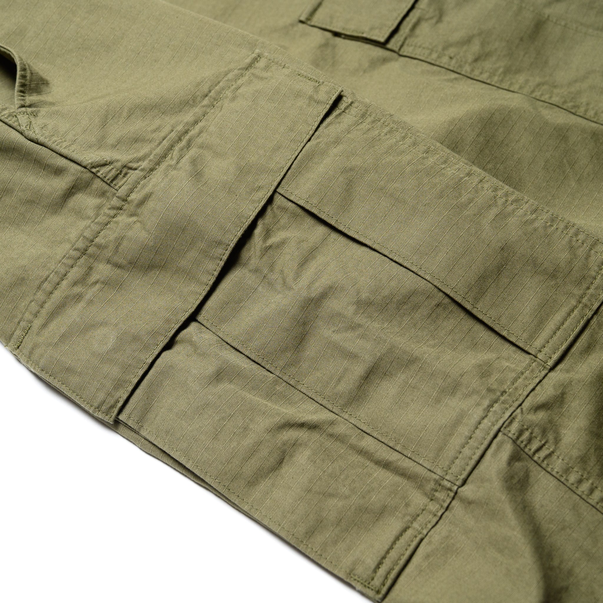 Vintage Fit 6 Pocket Cargo Pants - Army Green - Image 6