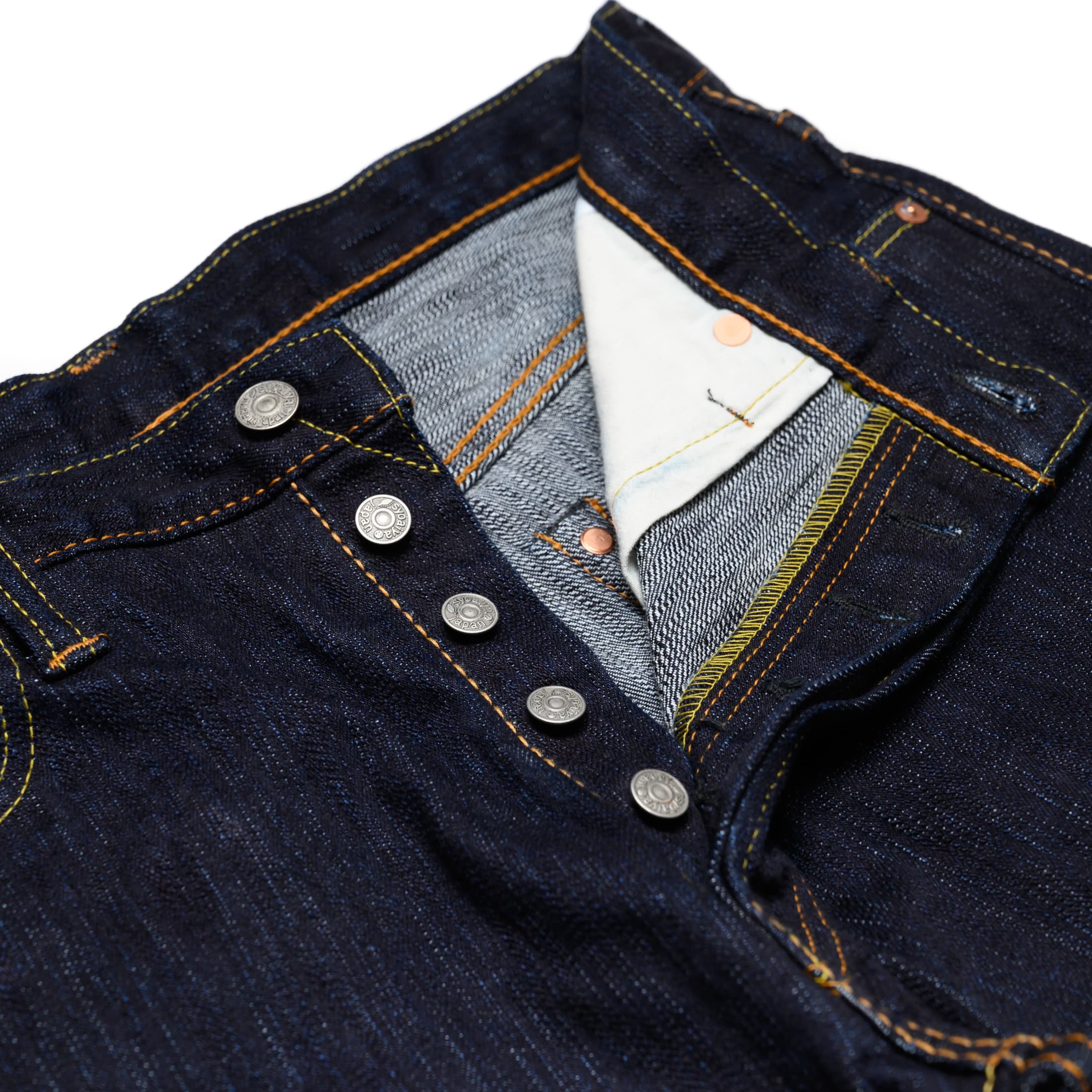 1167 13oz Extra Slub Stretch Selvedge Denim - Relaxed Tapered - Indigo - Image 7