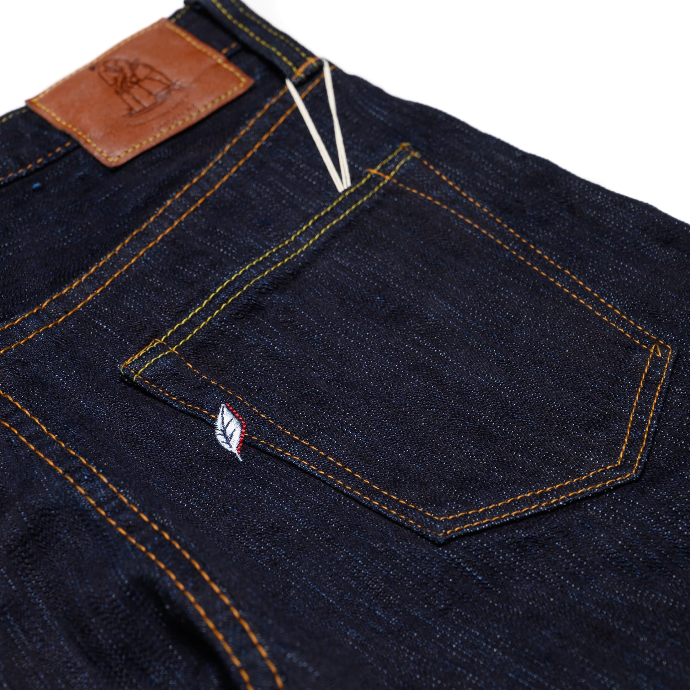 1167 13oz Extra Slub Stretch Selvedge Denim - Relaxed Tapered - Indigo - Image 8