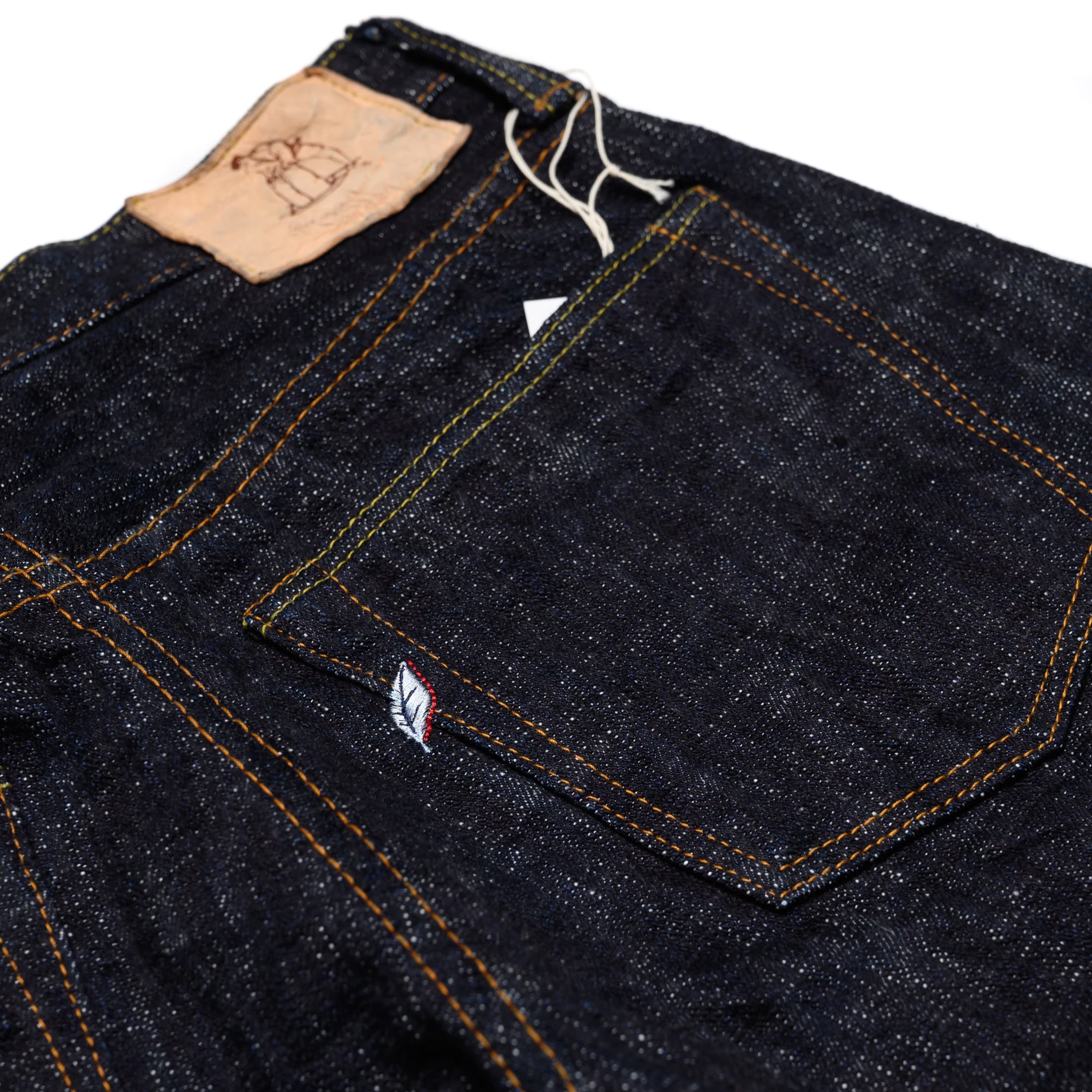 WSB-019 16oz Double Slub Selvedge Denim Relaxed Taper - Indigo - Image 10
