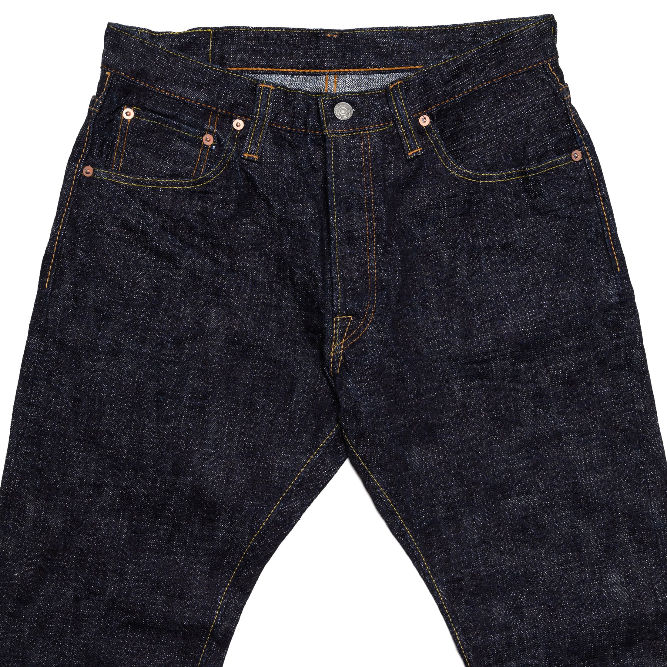 WSB-019 16oz Double Slub Selvedge Denim Relaxed Taper - Indigo - Image 4