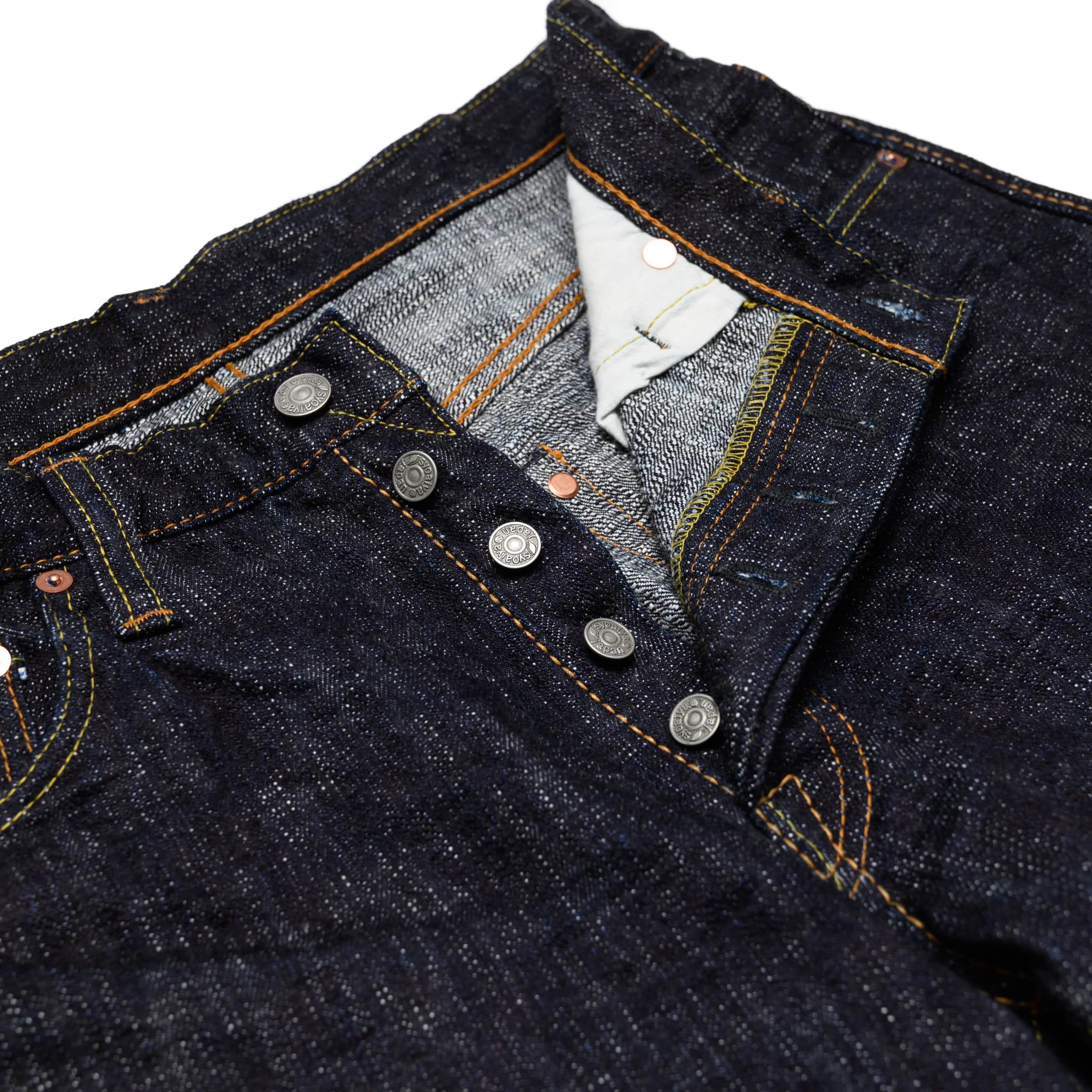 WSB-019 16oz Double Slub Selvedge Denim Relaxed Taper - Indigo - Image 7