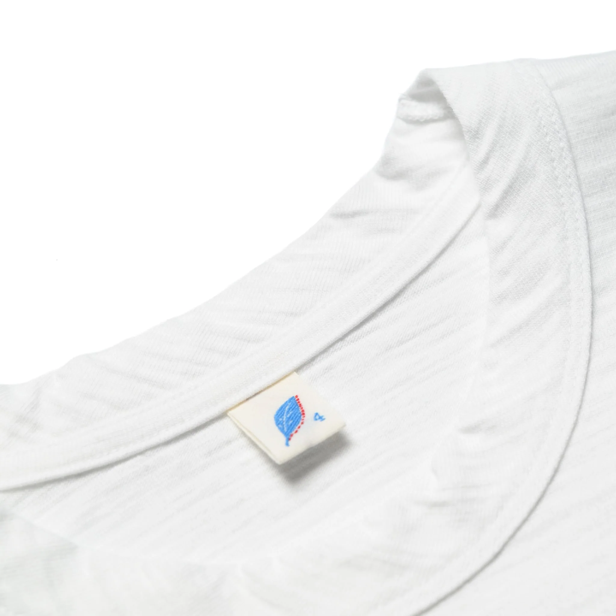 LS-SLB-5011-WH Slub Jersey Long Sleeve - White - Image 4