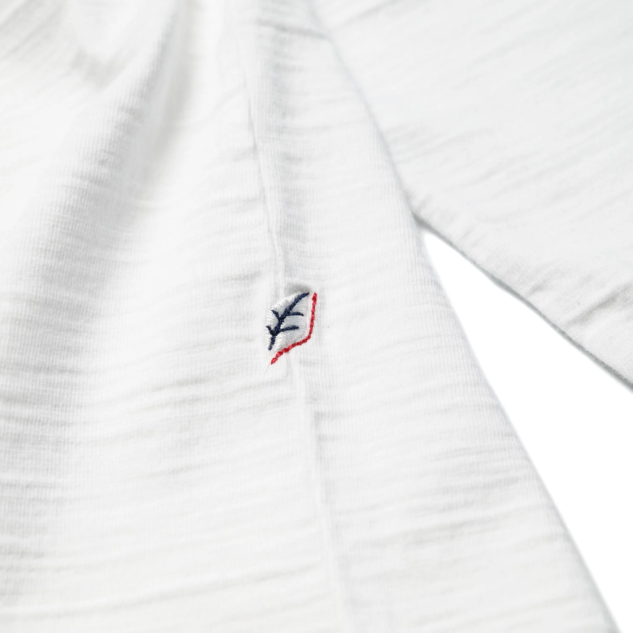 LS-SLB-5011-WH Slub Jersey Long Sleeve - White - Image 6