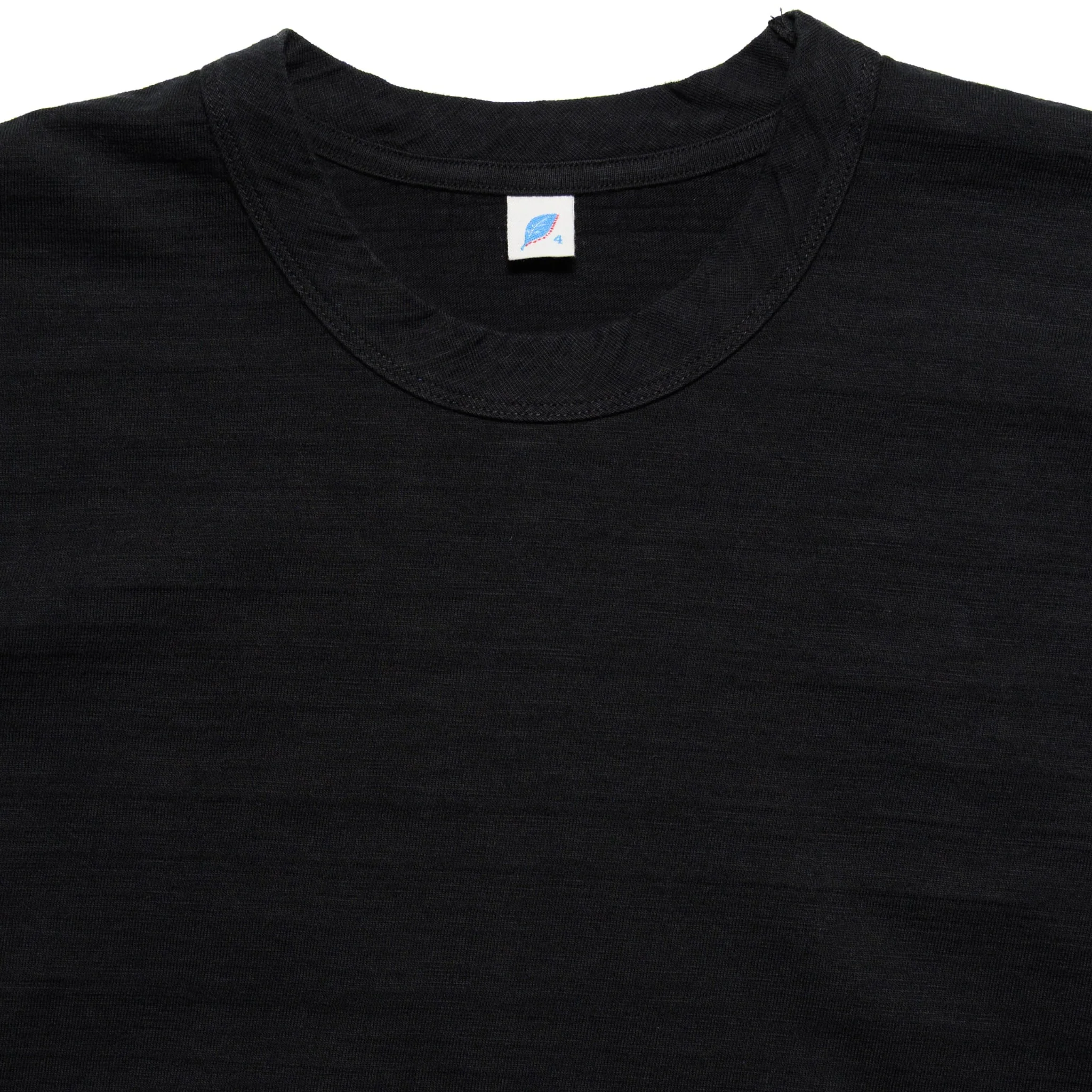 SS-SLB-5011-BK Slub Jersey T-shirt - Black - Image 2