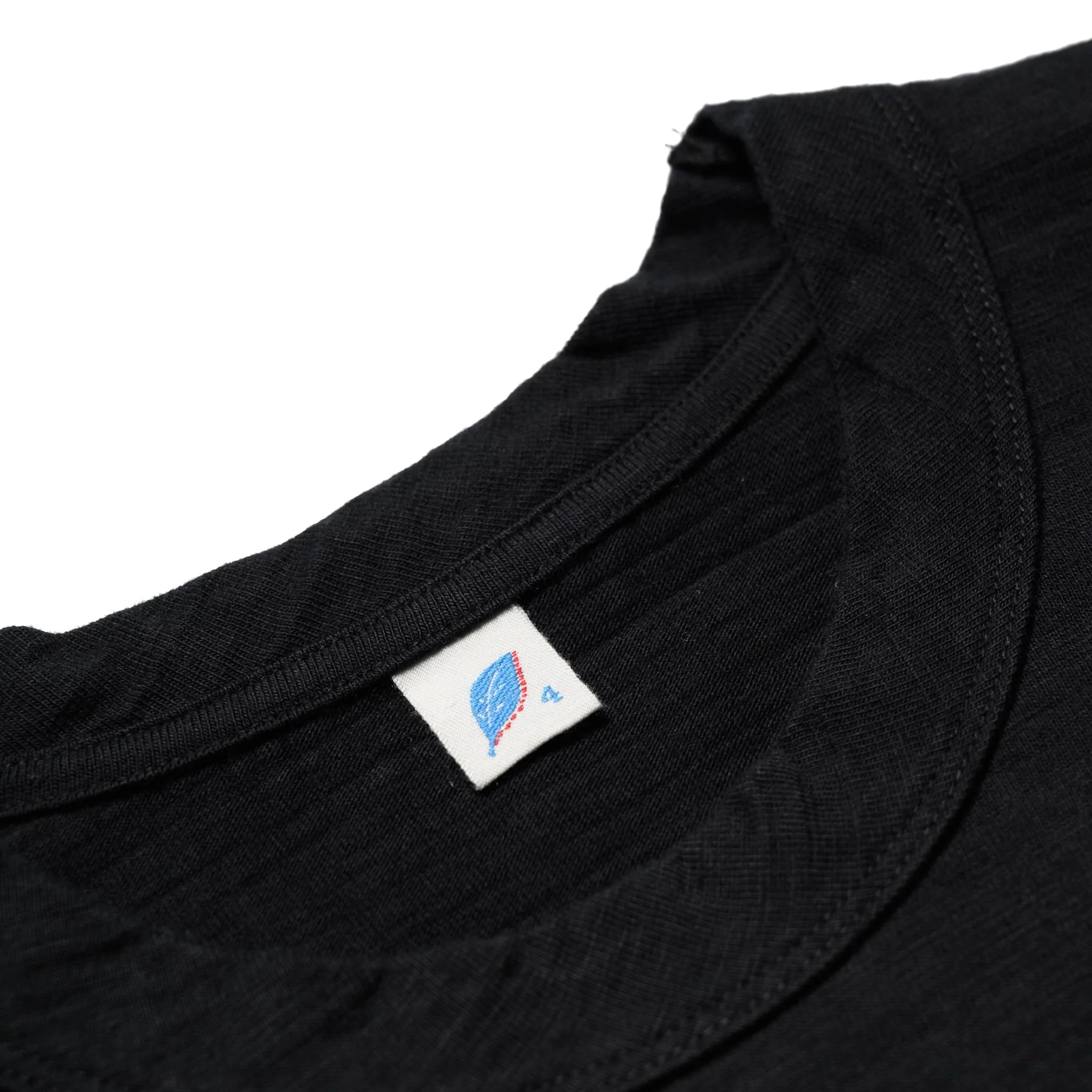 SS-SLB-5011-BK Slub Jersey T-shirt - Black - Image 4