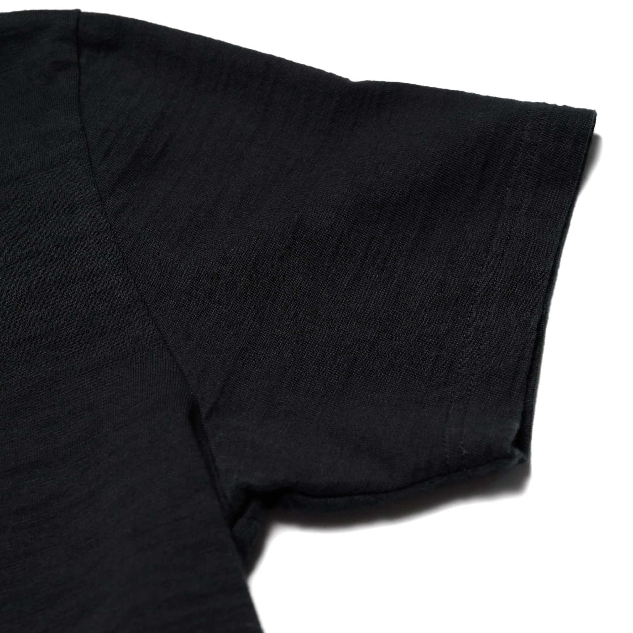 SS-SLB-5011-BK Slub Jersey T-shirt - Black - Image 5