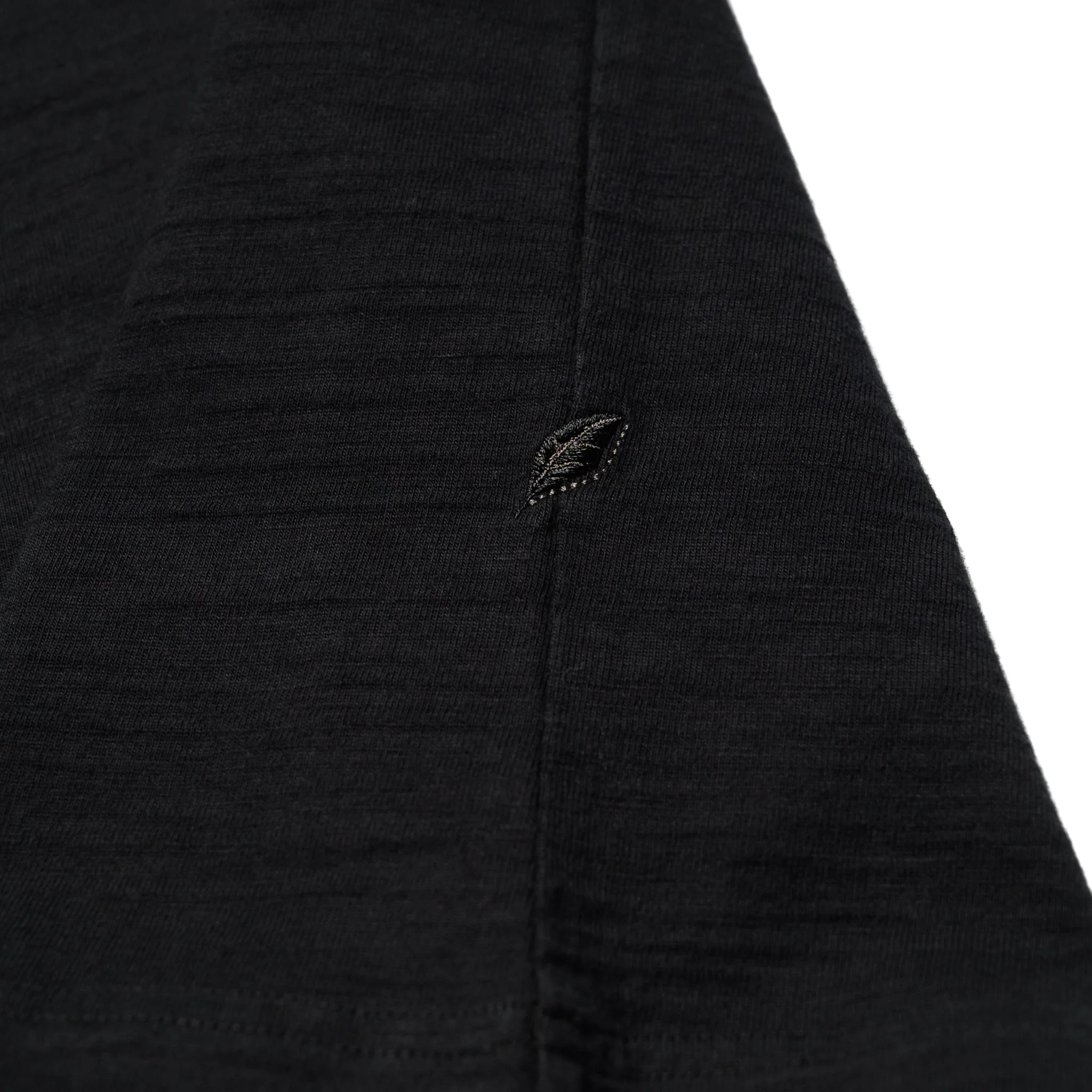 SS-SLB-5011-BK Slub Jersey T-shirt - Black - Image 7