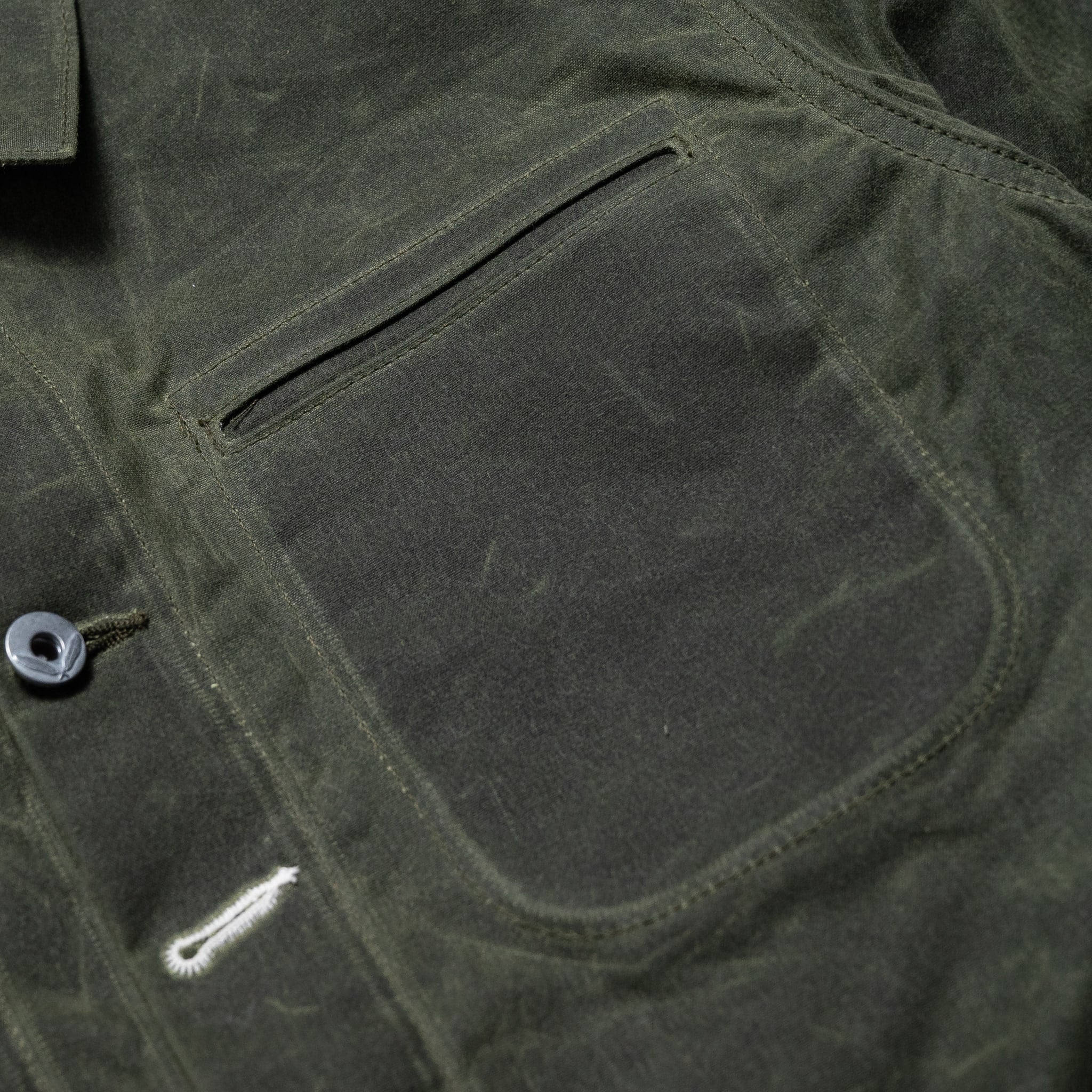 Ridgeline Supply Jacket - Waxed Olive - Image 4