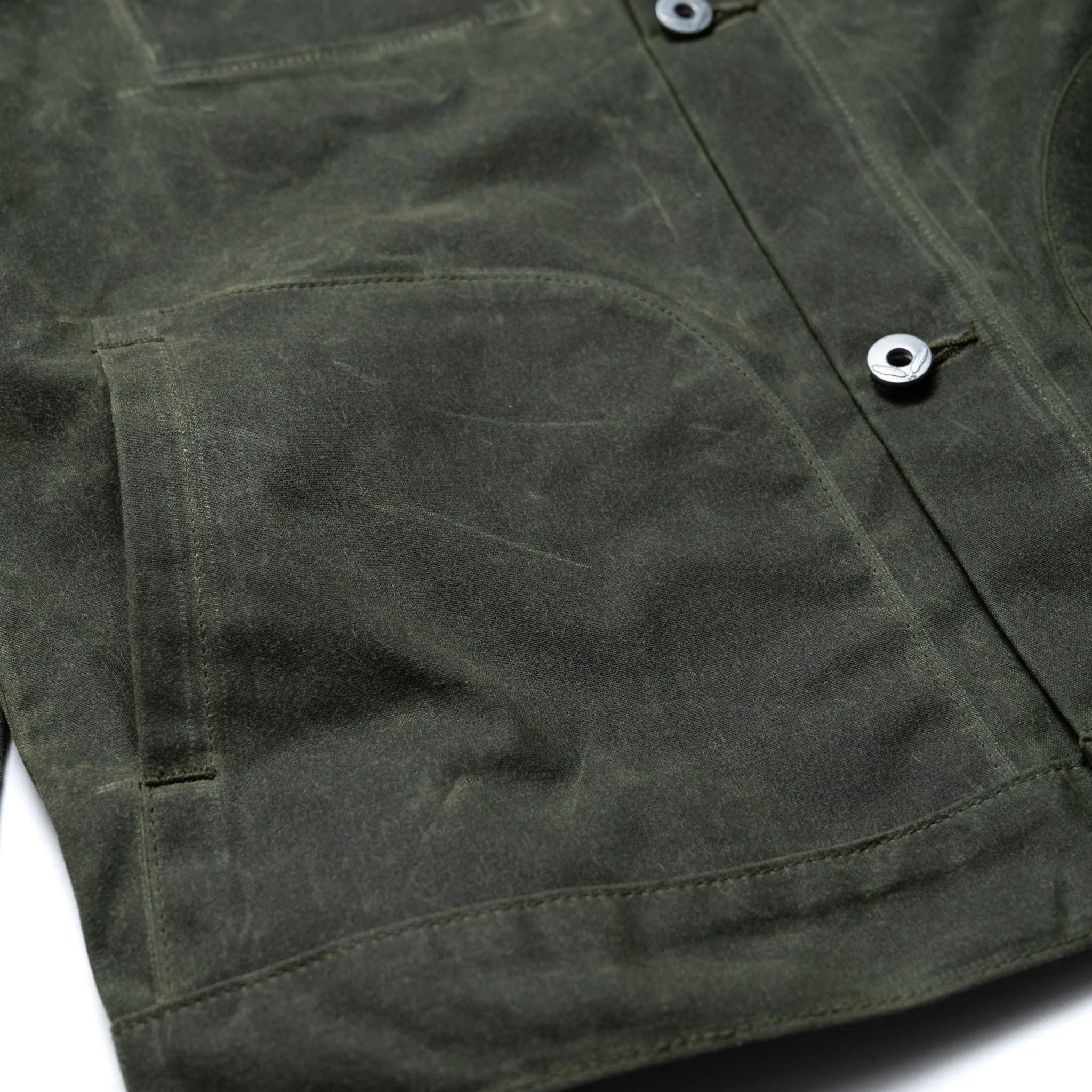 Ridgeline Supply Jacket - Waxed Olive - Image 7