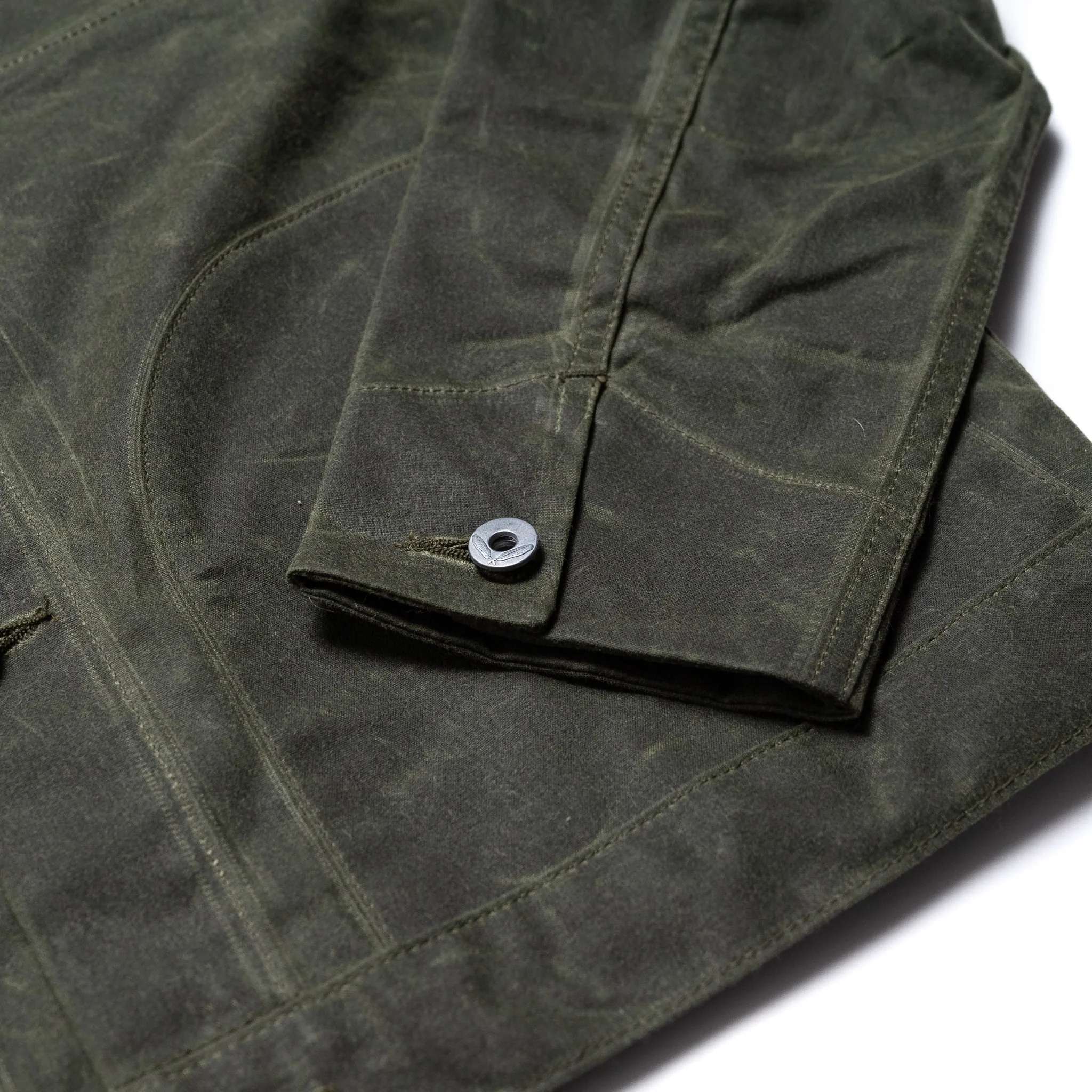 Ridgeline Supply Jacket - Waxed Olive - Image 8