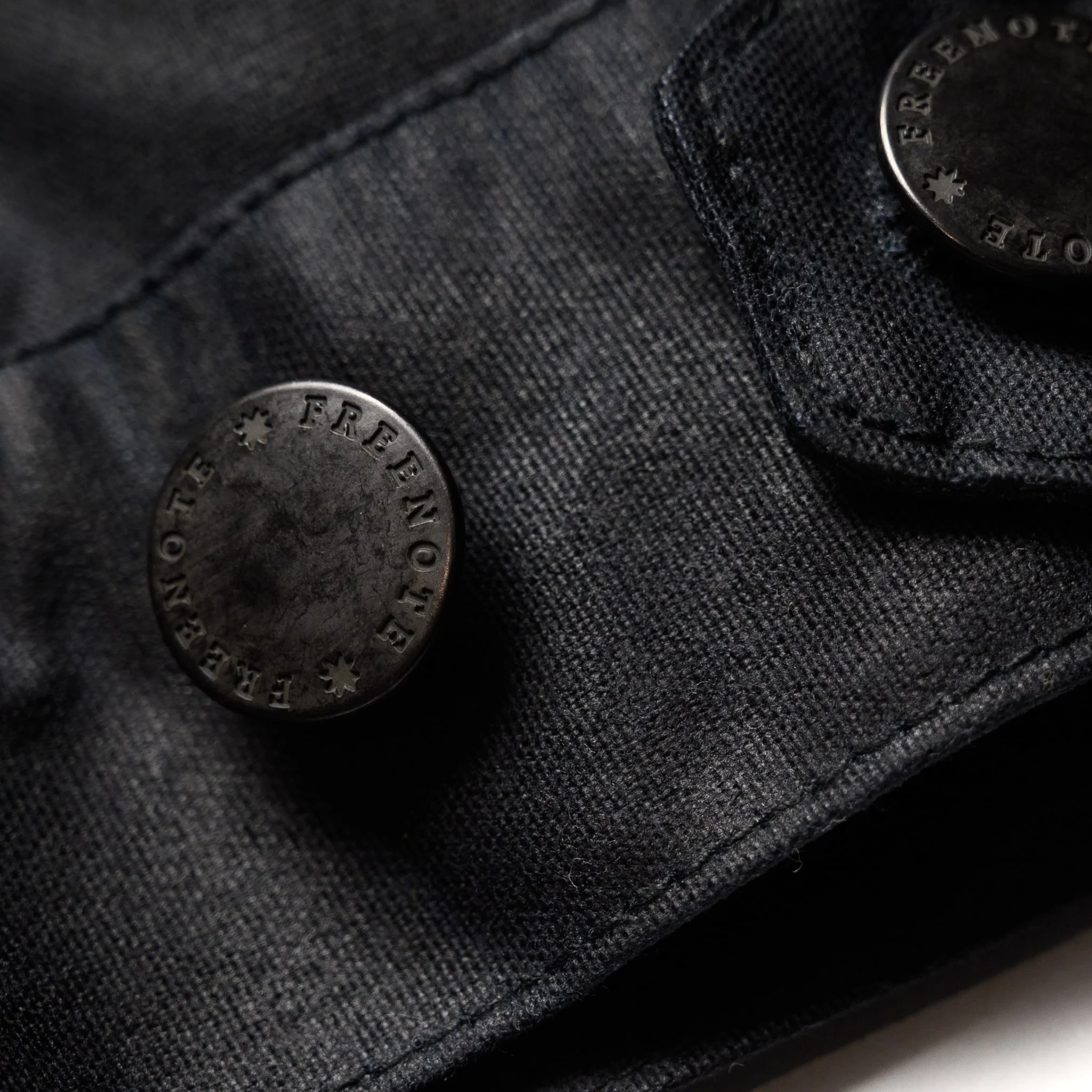 RJ-1 Riders Jacket Waxed Canvas - Black (Purple Lining) - Image 13