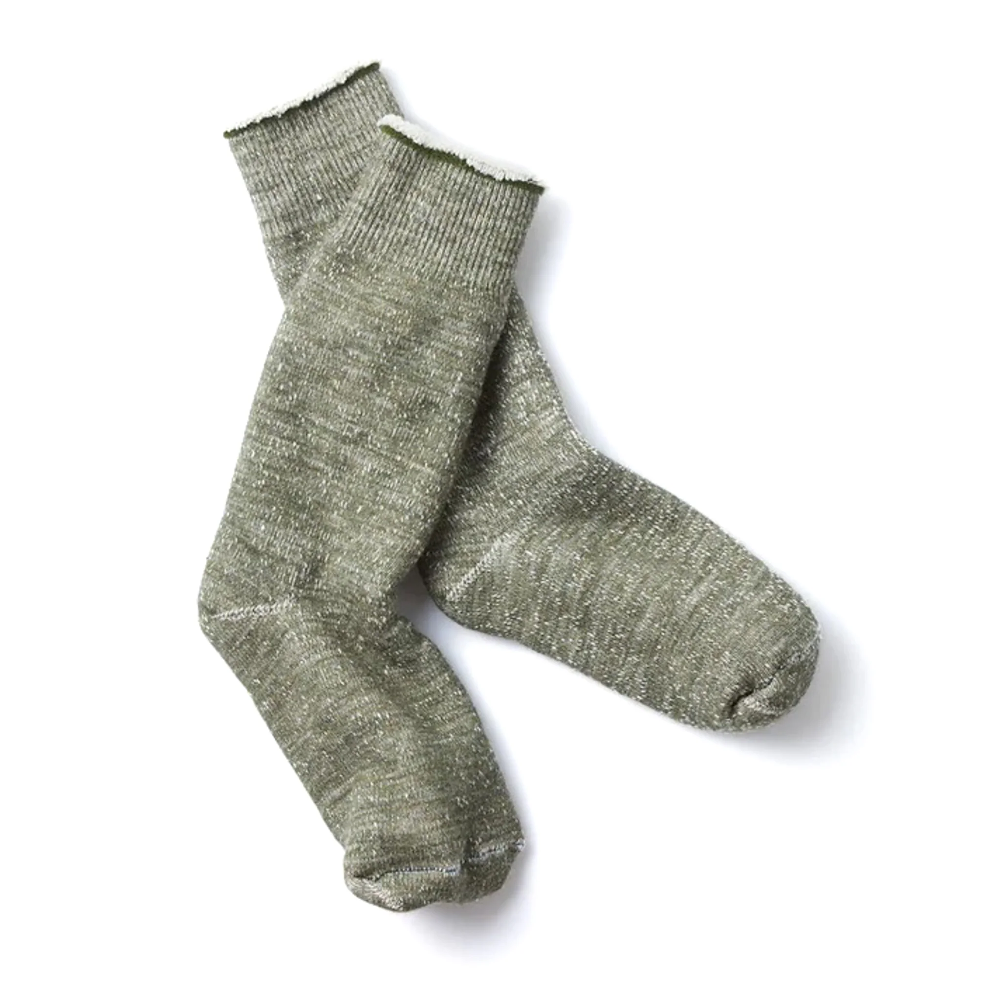 R1001 Double Face Crew - Army Green
