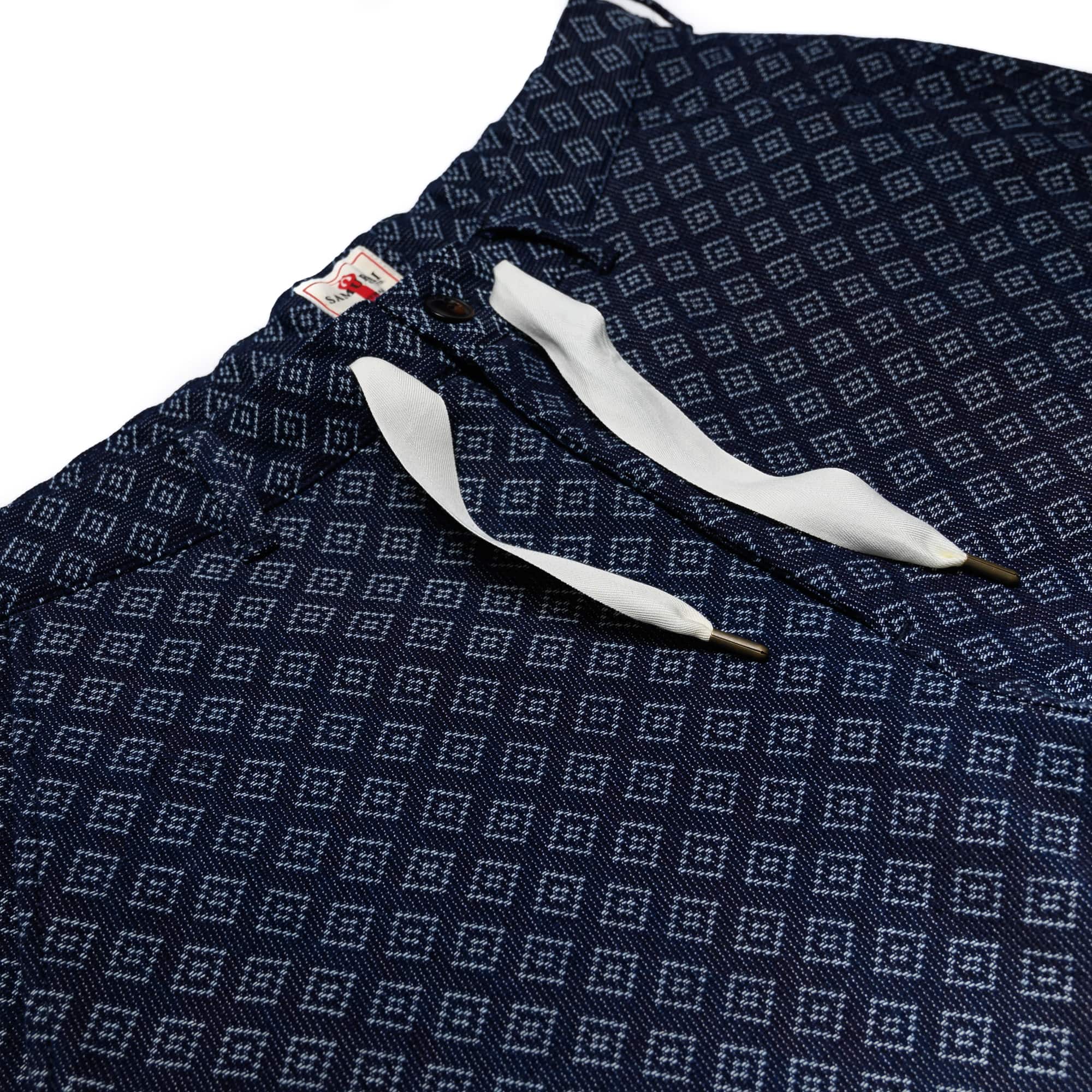 EZ Shorts - Natural Indigo Sashiko - Natural Indigo - Image 3