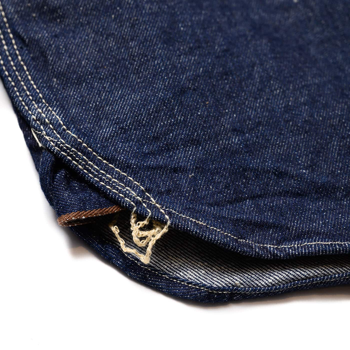 Japanese Cotton 10oz Denim Shirt - Indigo - Image 7