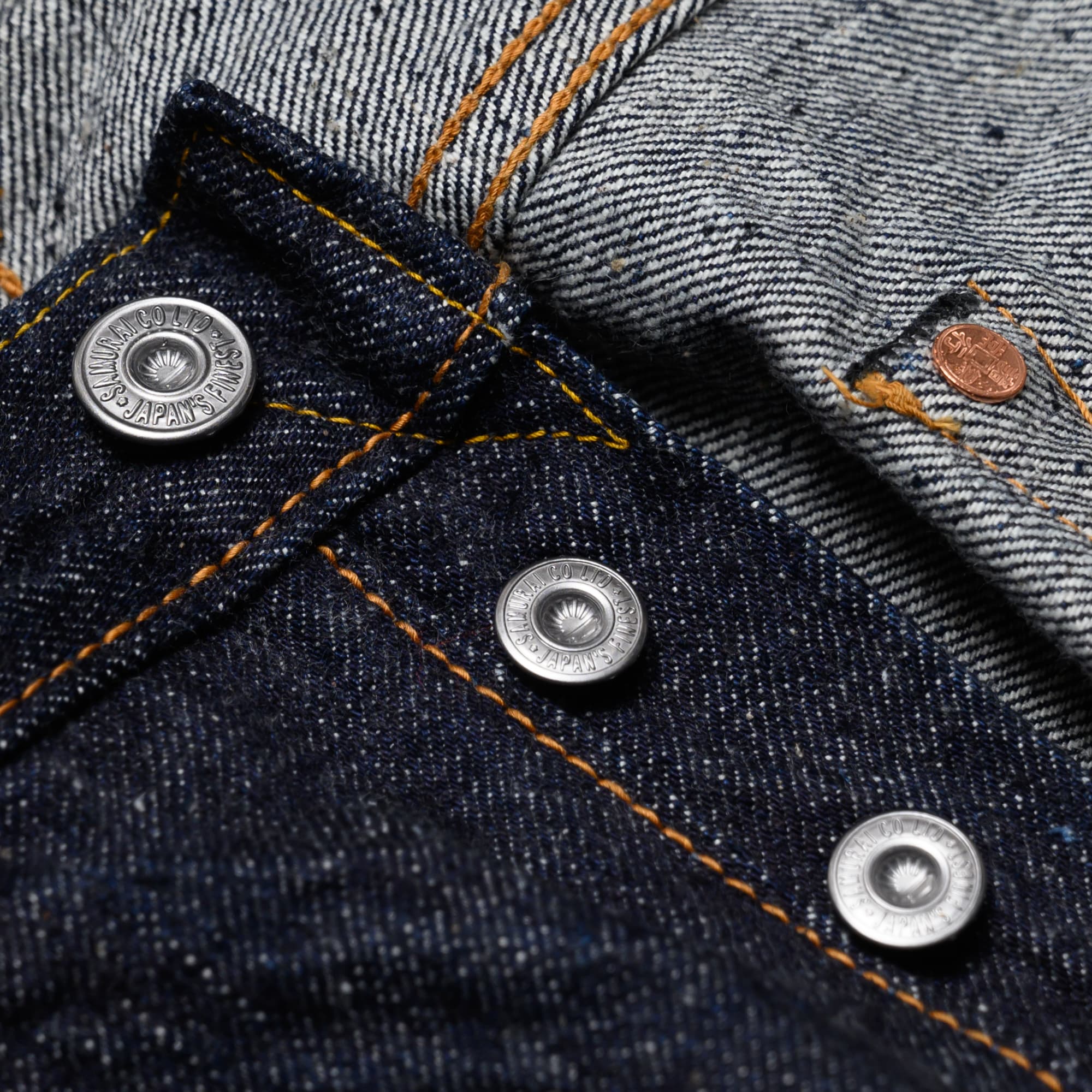 S0255XX "Ushiwaka" 15oz Slim Tapered Selvedge Denim - Image 7