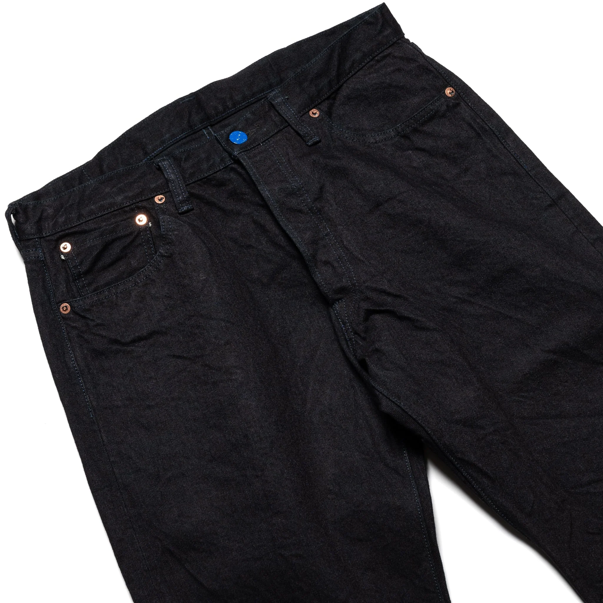S0510XX-BOB Aoki Tachikage 15oz Selvedge Denim Black On Blue Regular Straight - Image 4