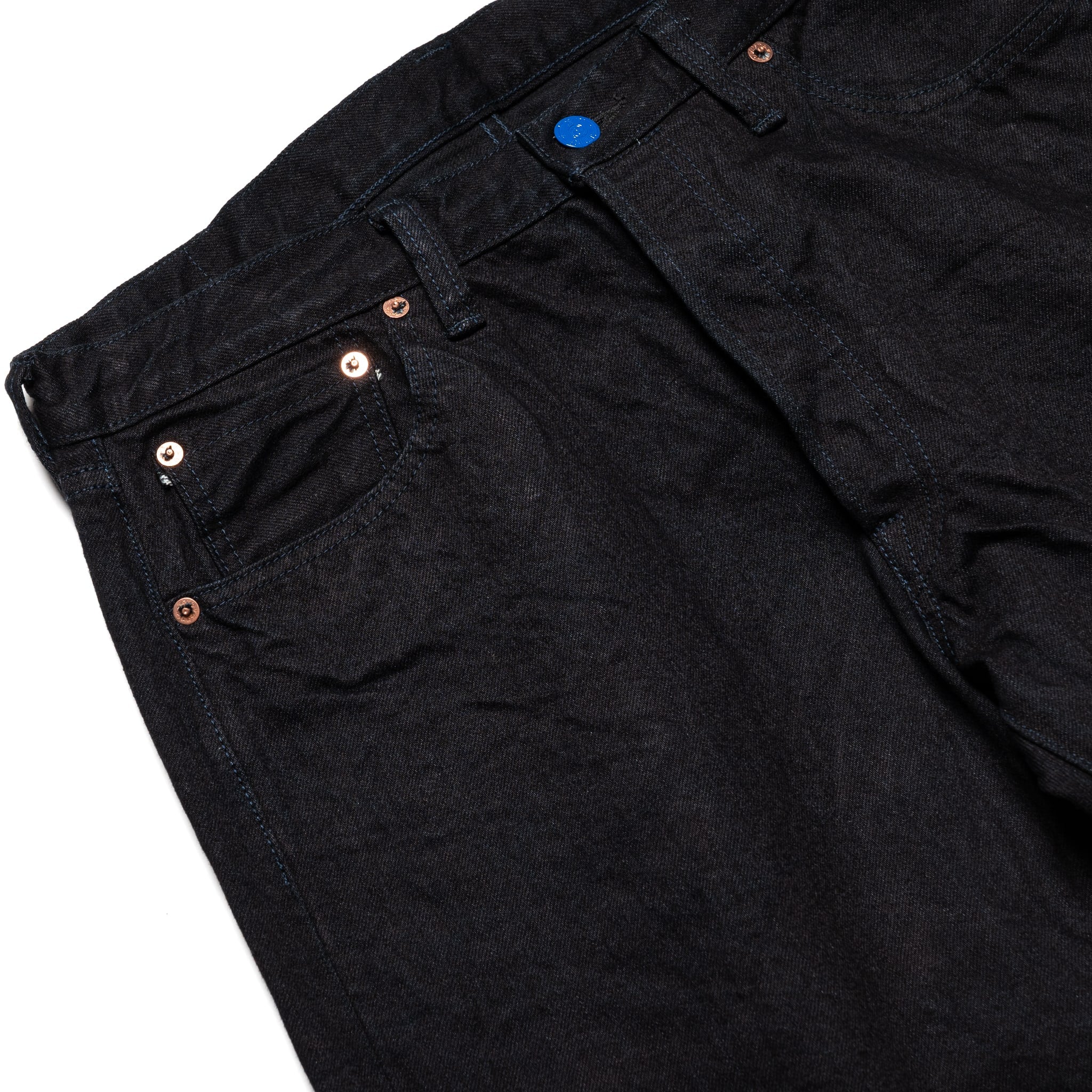 S0510XX-BOB Aoki Tachikage 15oz Selvedge Denim Black On Blue Regular Straight - Image 5