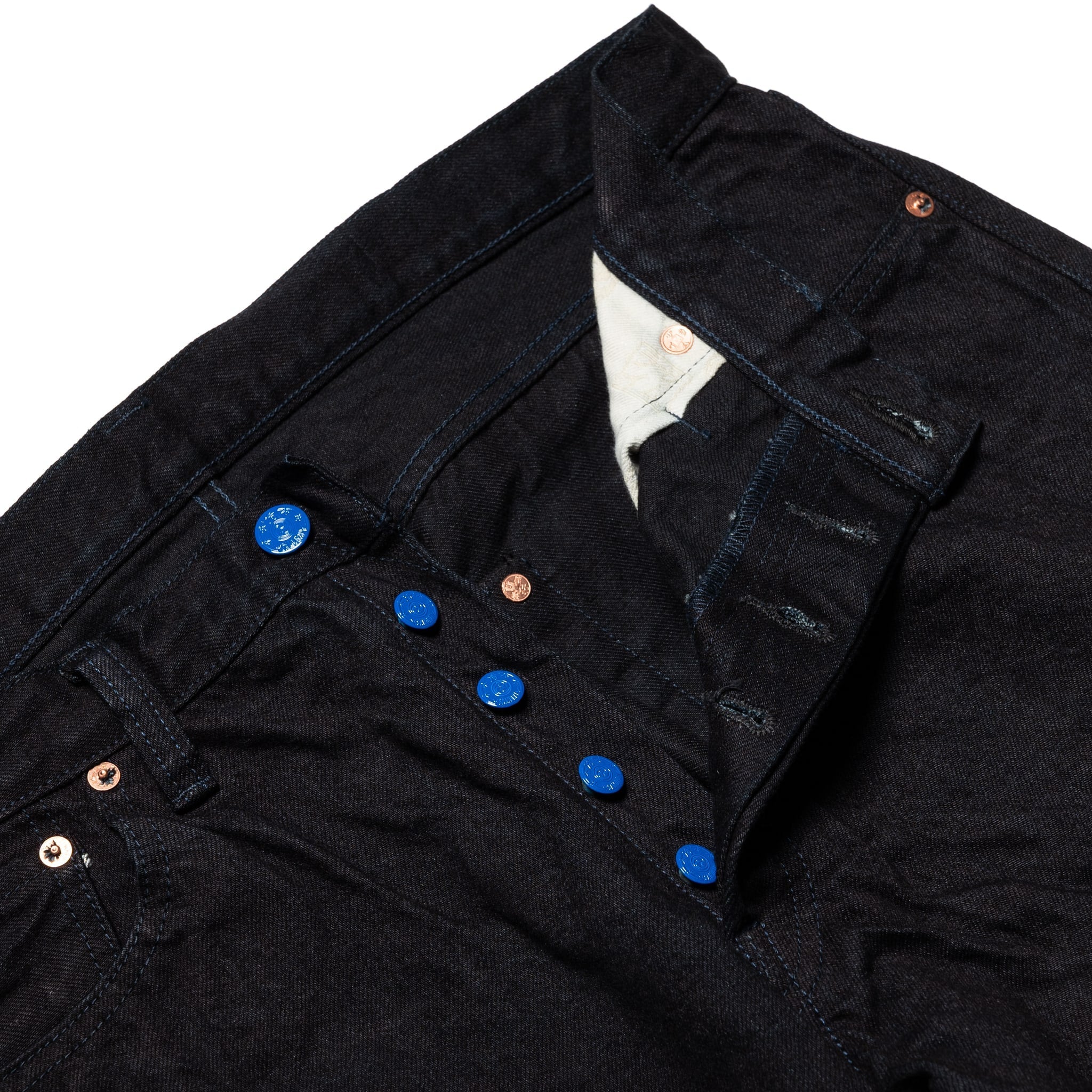 S0510XX-BOB Aoki Tachikage 15oz Selvedge Denim Black On Blue Regular Straight - Image 6