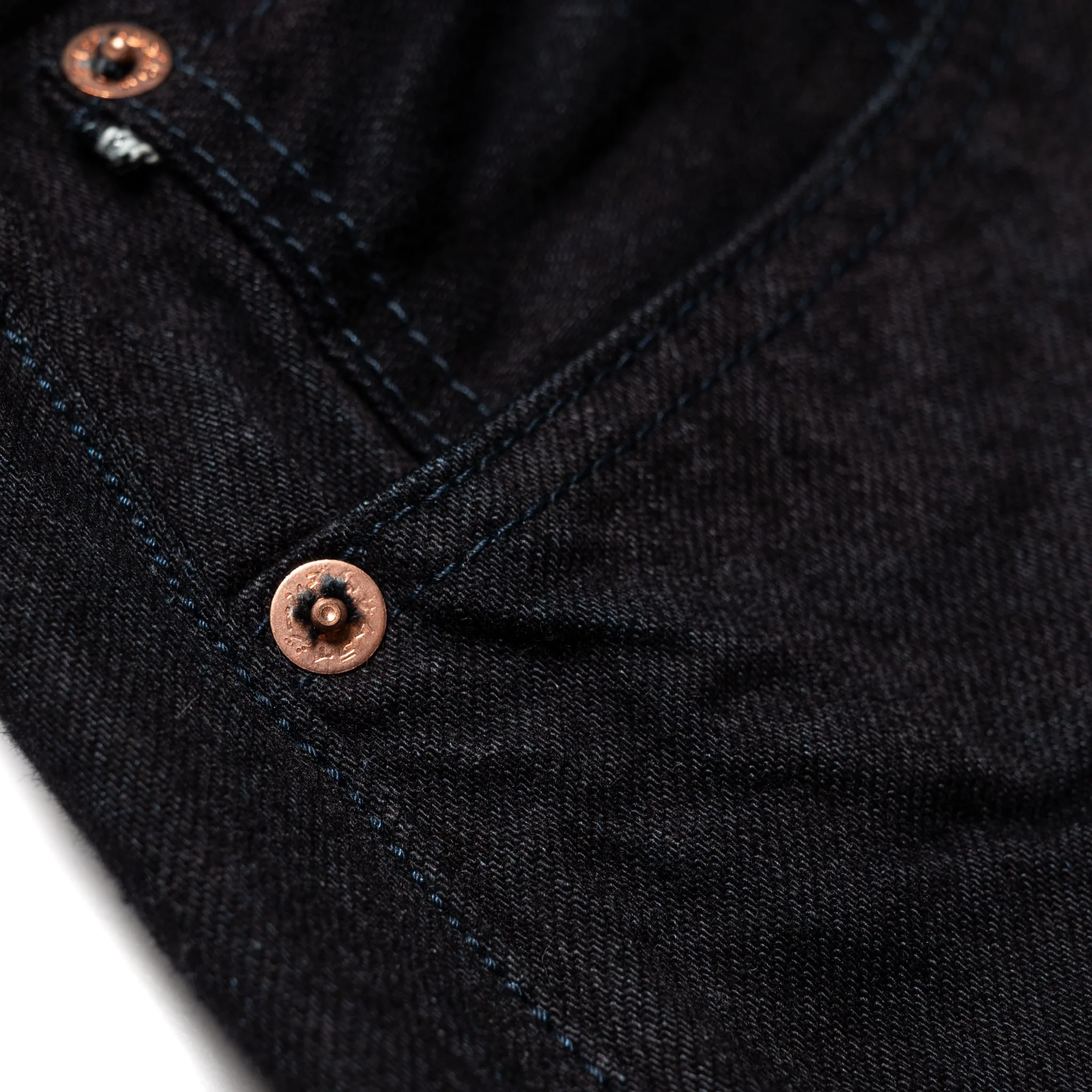 S0510XX-BOB Aoki Tachikage 15oz Selvedge Denim Black On Blue Regular Straight - Image 8