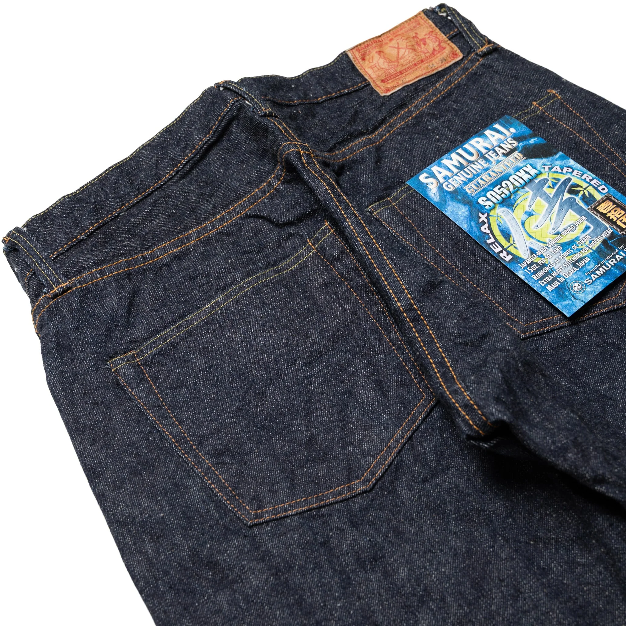 S0520XX 15oz "Otokogi" Selvedge Denim Mid-Rise Relax Tapered - Image 10