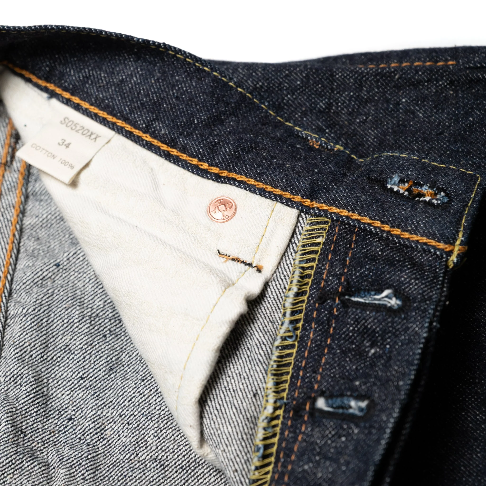S0520XX 15oz "Otokogi" Selvedge Denim Mid-Rise Relax Tapered - Image 8