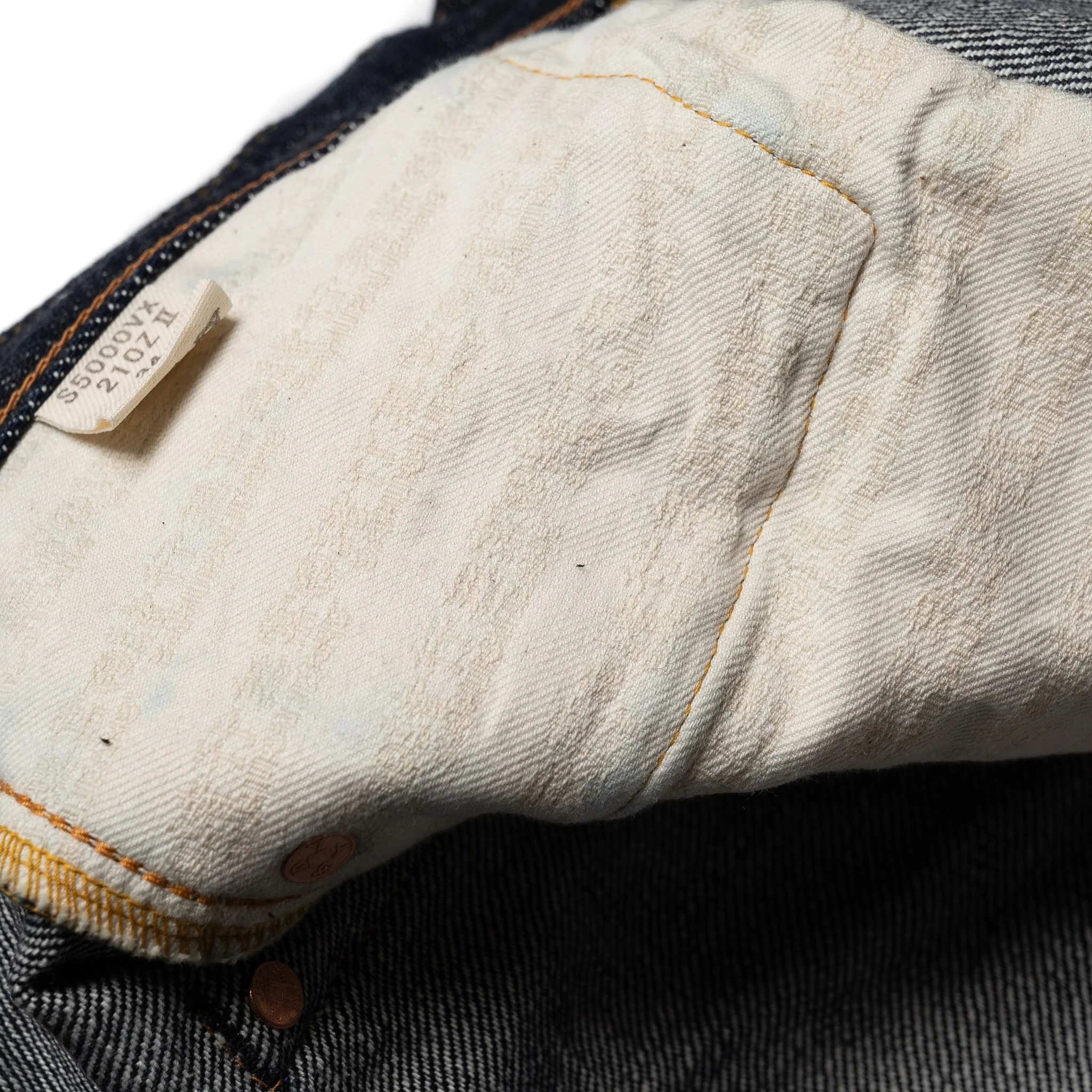 S5000VX21OZⅡ 21oz Model "Zero" Selvedge Denim Straight Fit - Image 8