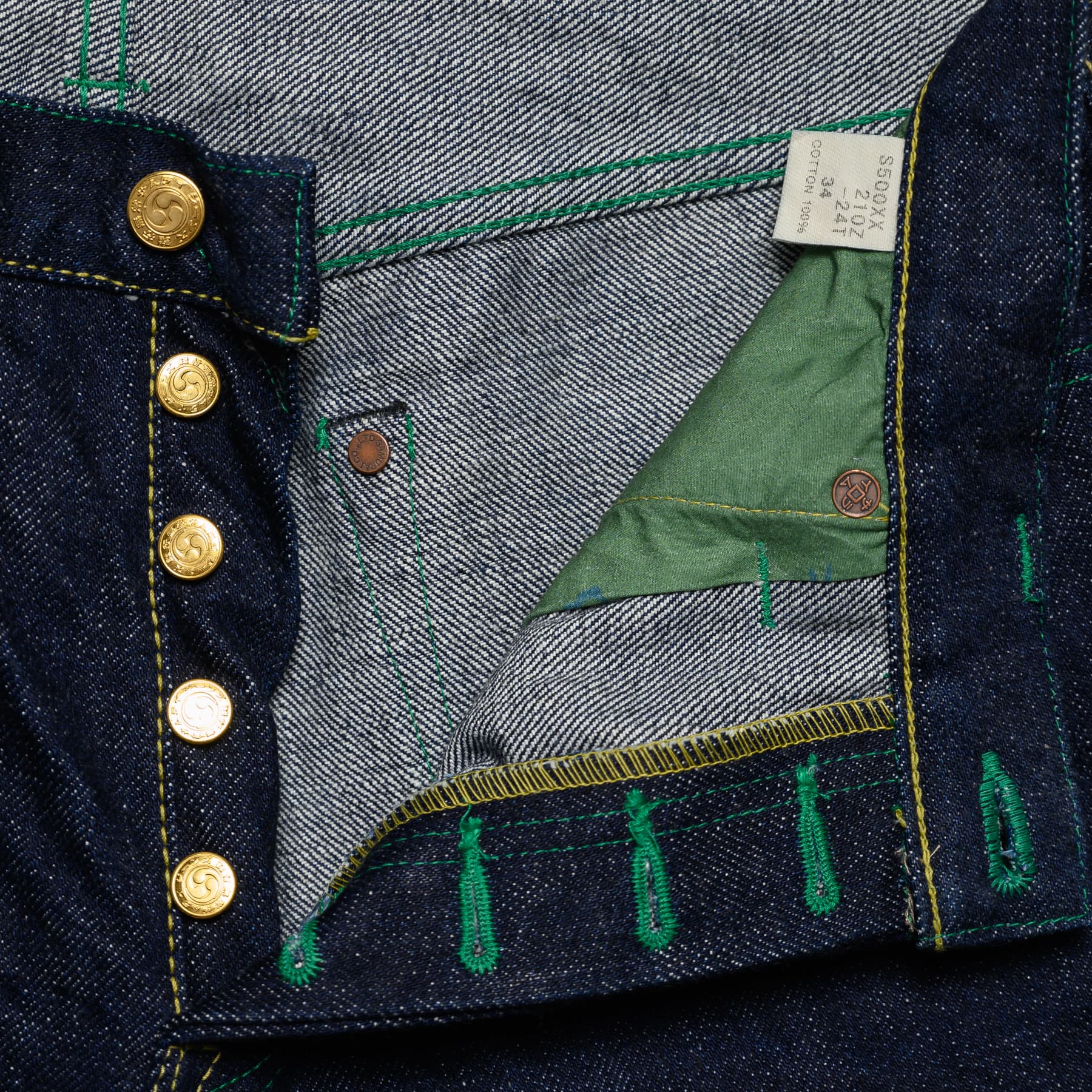 S500XX21OZ-24T Year of the Dragon 21oz Regular Straight Selvedge Denim - Image 8