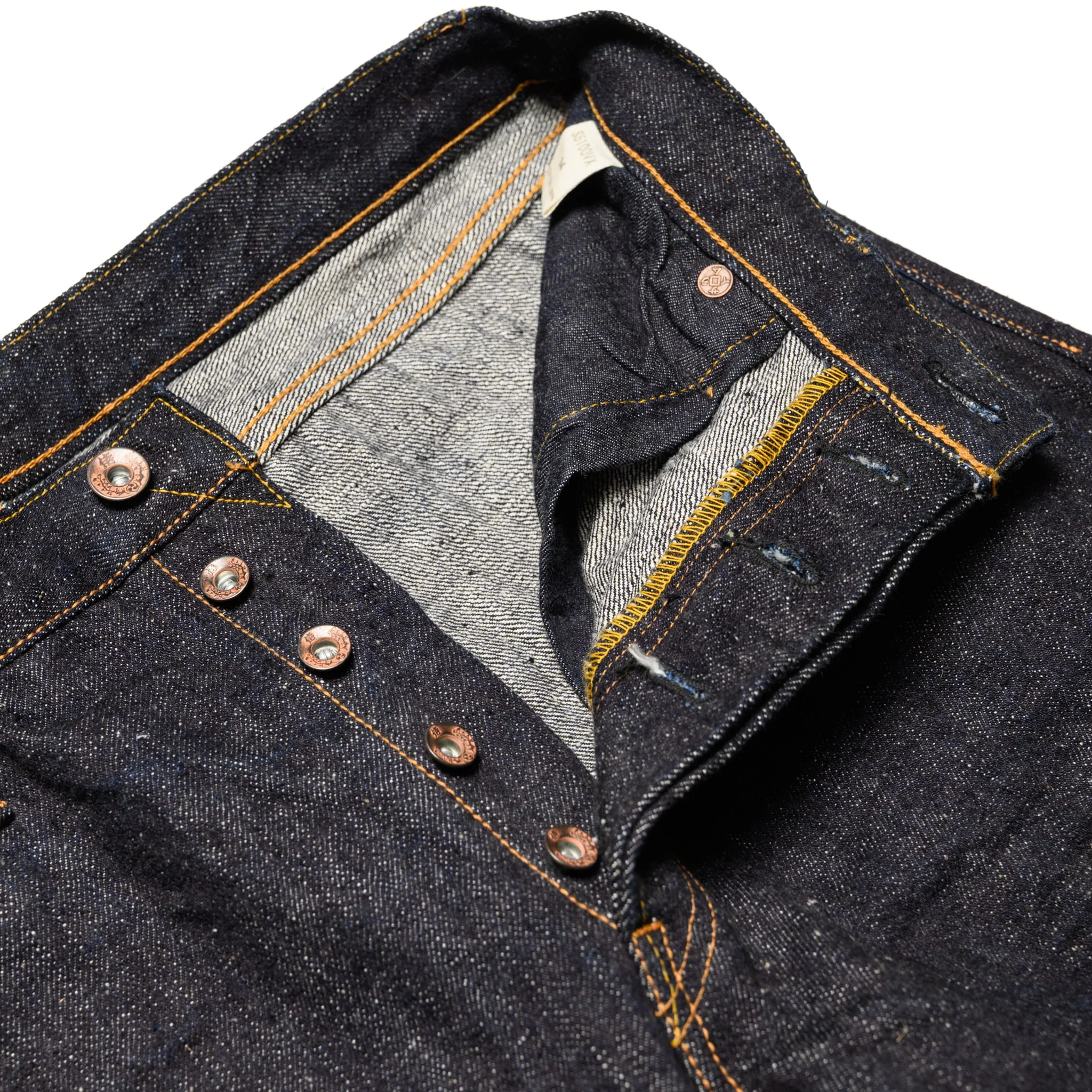 S5100VX Model Zero+ 17oz Selvedge Denim High Rise Straight Fit - Image 8