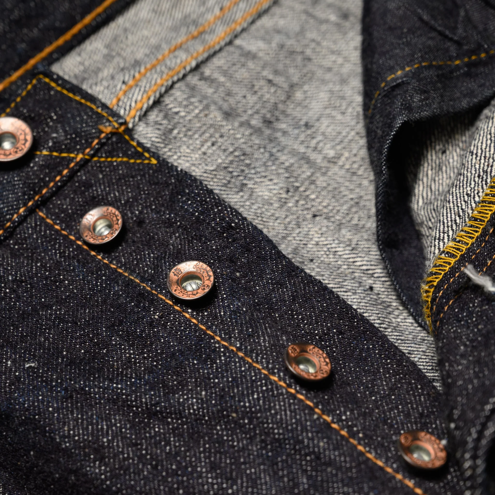 S5100VX Model Zero+ 17oz Selvedge Denim High Rise Straight Fit - Image 9