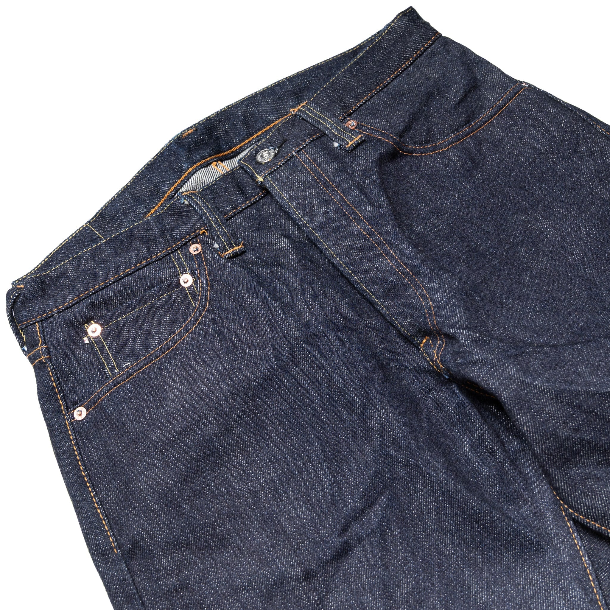 S520XX21oz "Cho-Kiwami" 21oz Selvedge Denim Mid-Rise Relax Tapered Indigo - Image 4