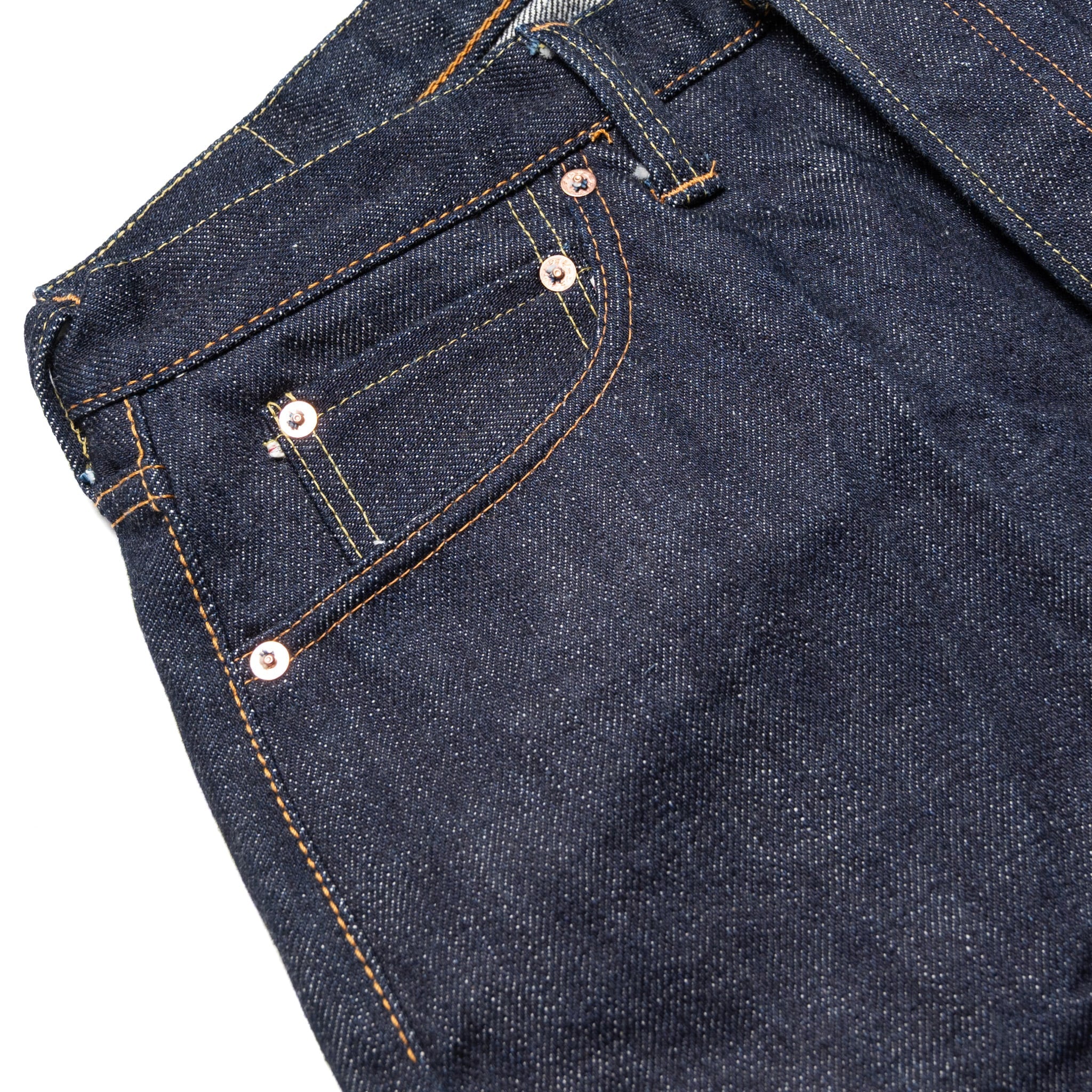 S520XX21oz "Cho-Kiwami" 21oz Selvedge Denim Mid-Rise Relax Tapered Indigo - Image 5