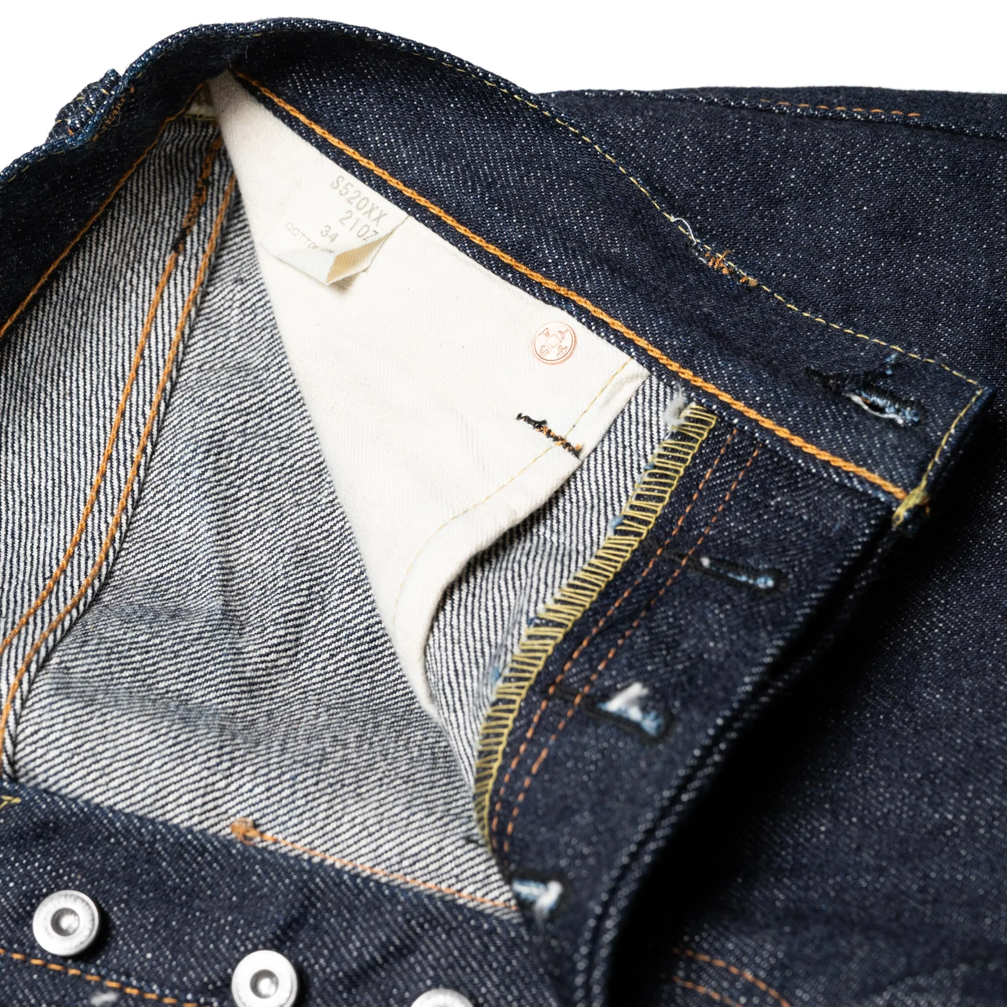 S520XX21oz "Cho-Kiwami" 21oz Selvedge Denim Mid-Rise Relax Tapered Indigo - Image 6