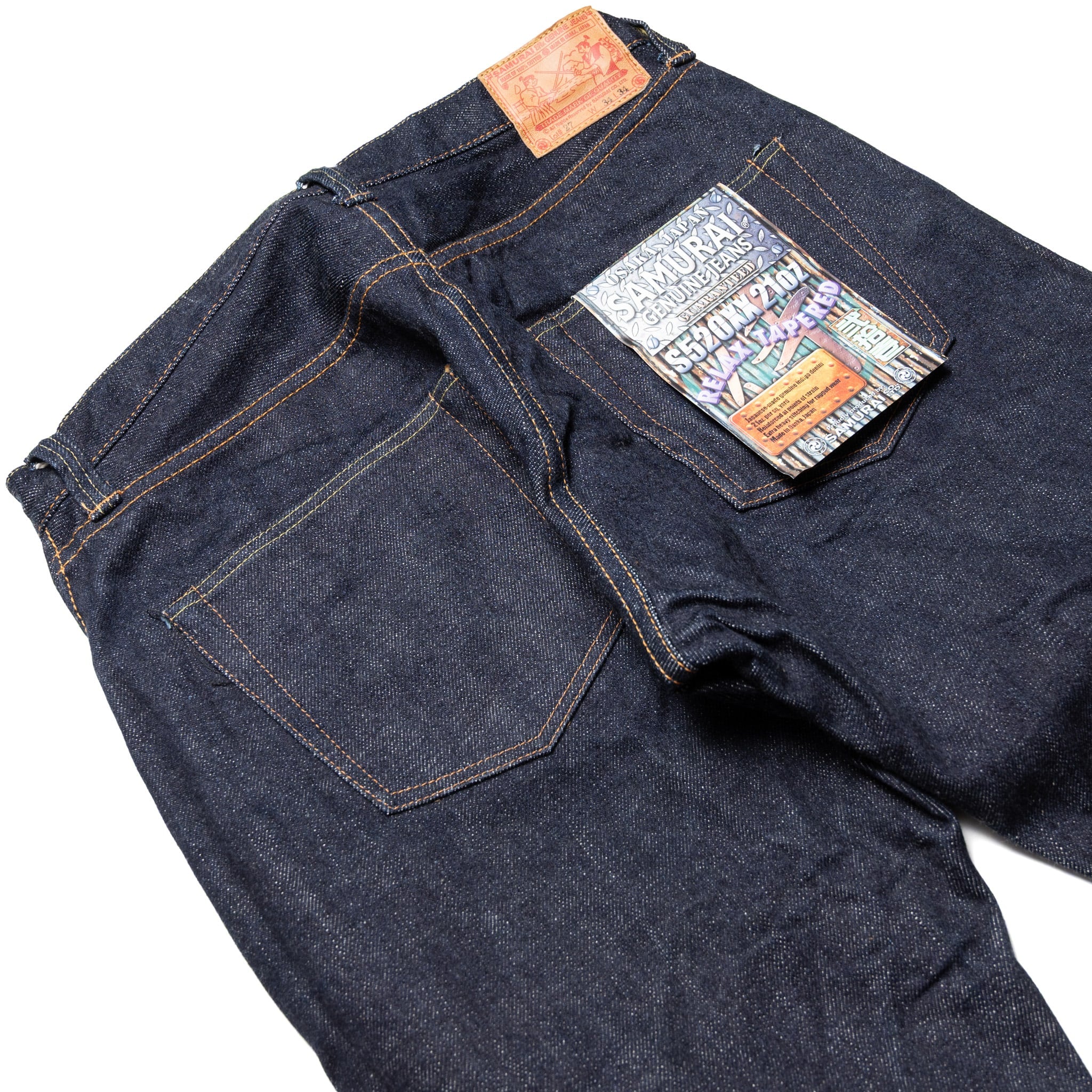 S520XX21oz "Cho-Kiwami" 21oz Selvedge Denim Mid-Rise Relax Tapered Indigo - Image 9