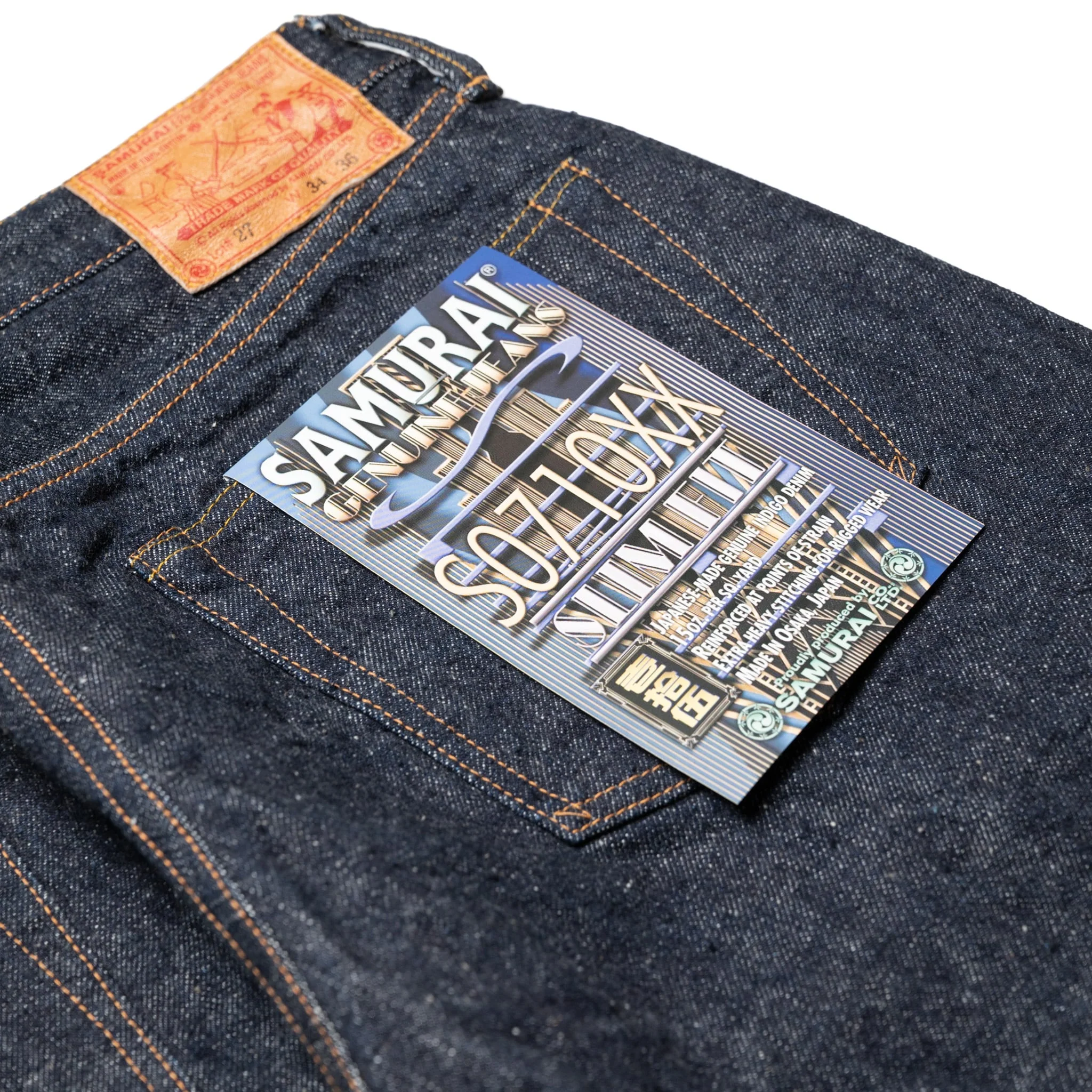 S710XX 15oz "Otokogi" Selvedge Denim Slim Straight - Image 10