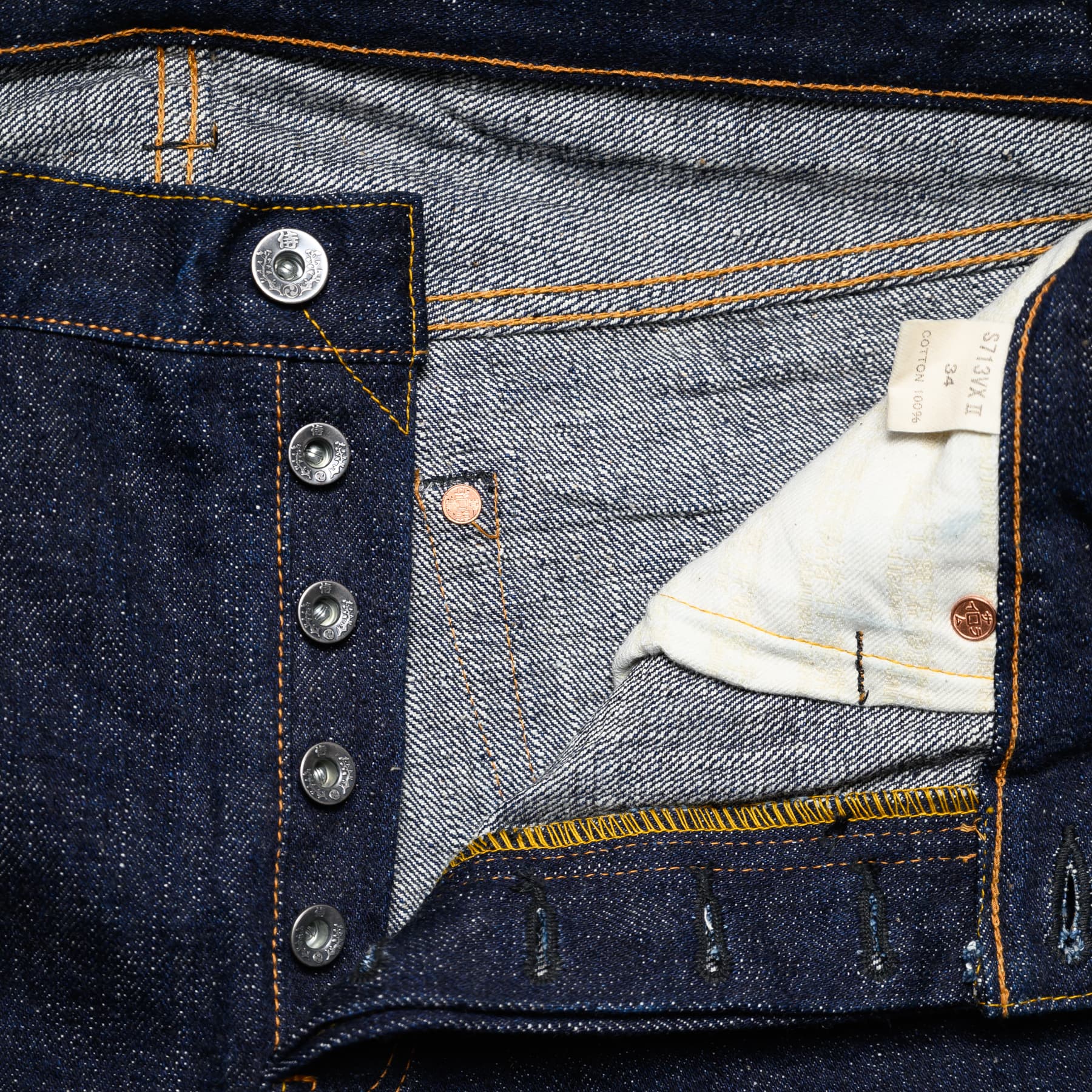 S713VXII "Bushido" 17oz Slim Tapered Selvedge Denim - Image 7