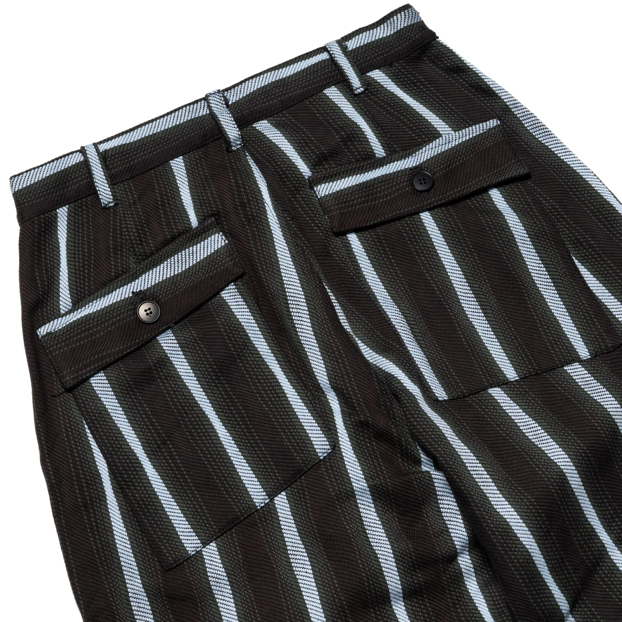 SJAP25-DPS Drunken Stripe 2 Way Pants - Black - Image 11