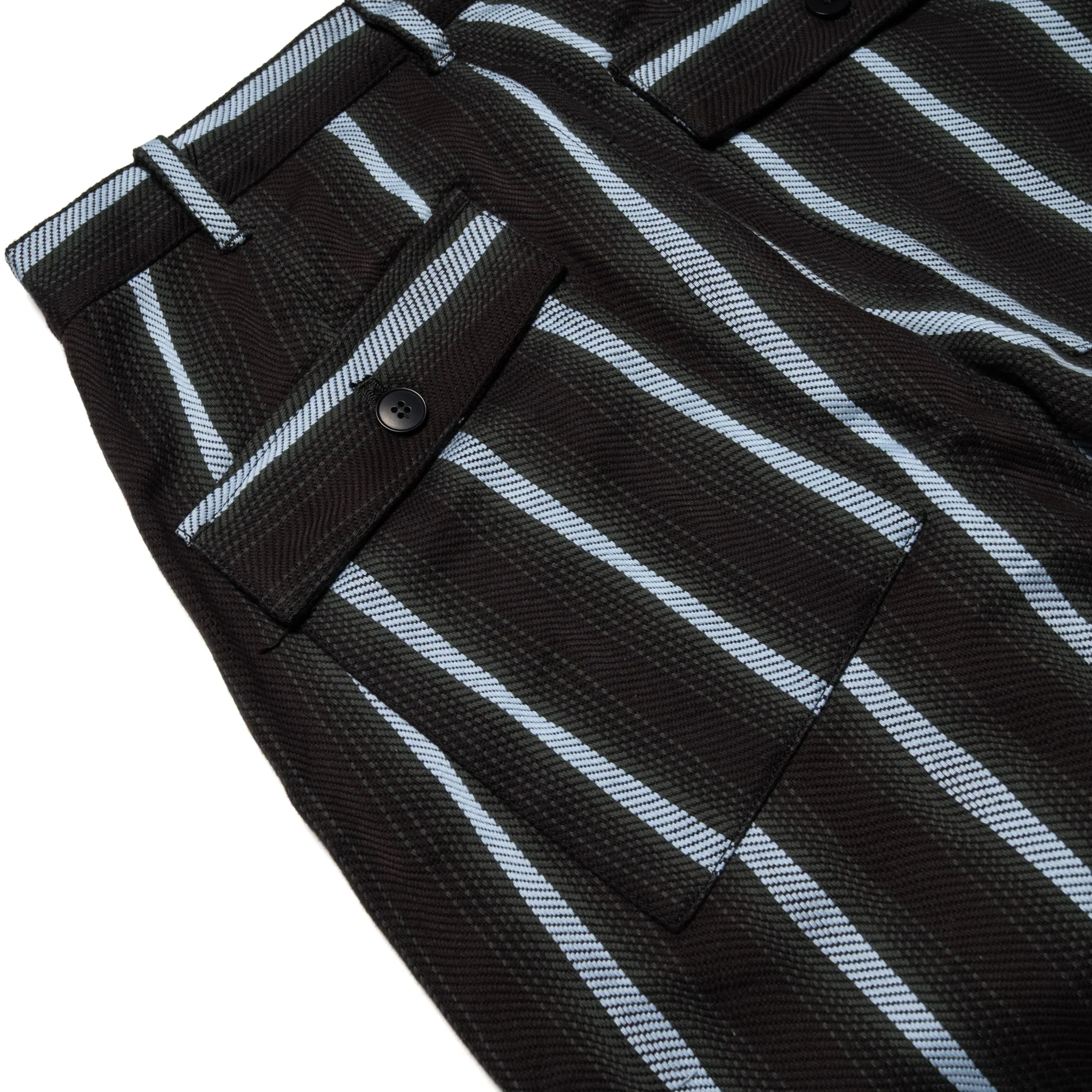 SJAP25-DPS Drunken Stripe 2 Way Pants - Black - Image 12